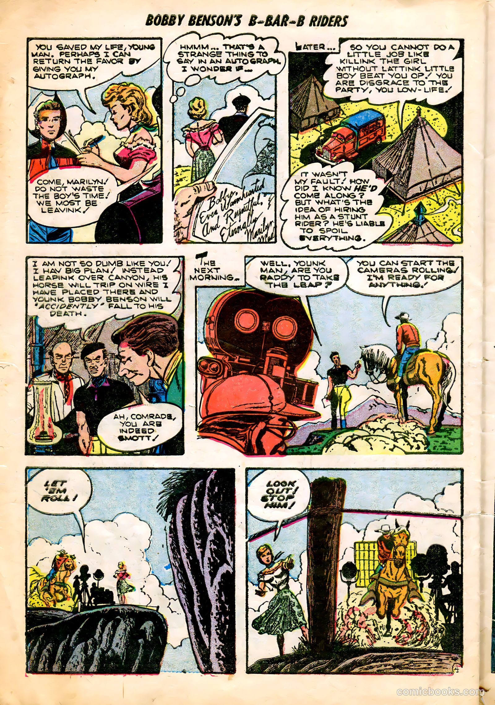 Bobby Benson's B-Bar-B Riders #20 (1953) — page 30 of 36