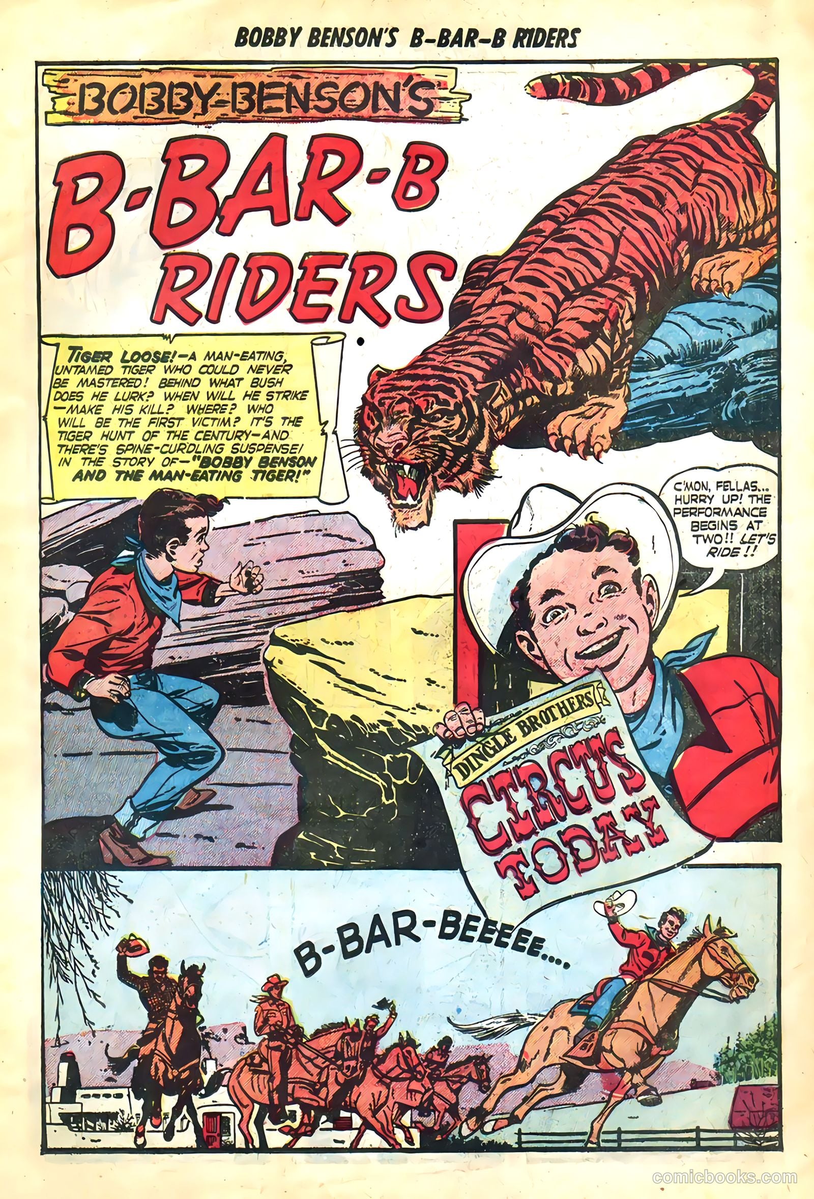 Bobby Benson's B-Bar-B Riders #3 (1950) — page 3 of 36