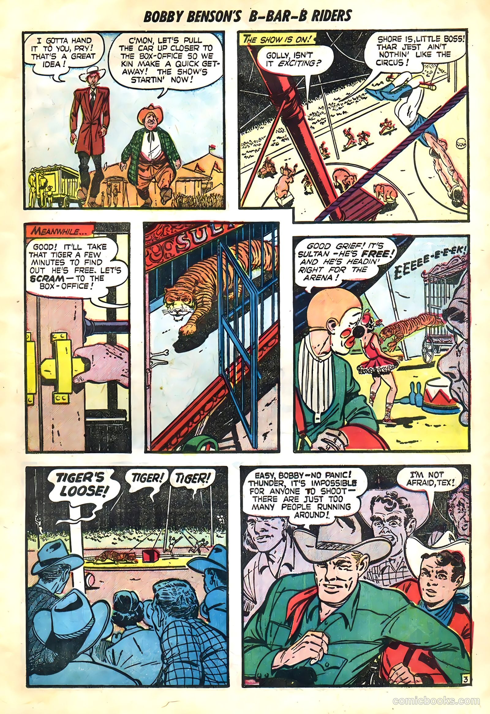 Bobby Benson's B-Bar-B Riders #3 (1950) — page 5 of 36
