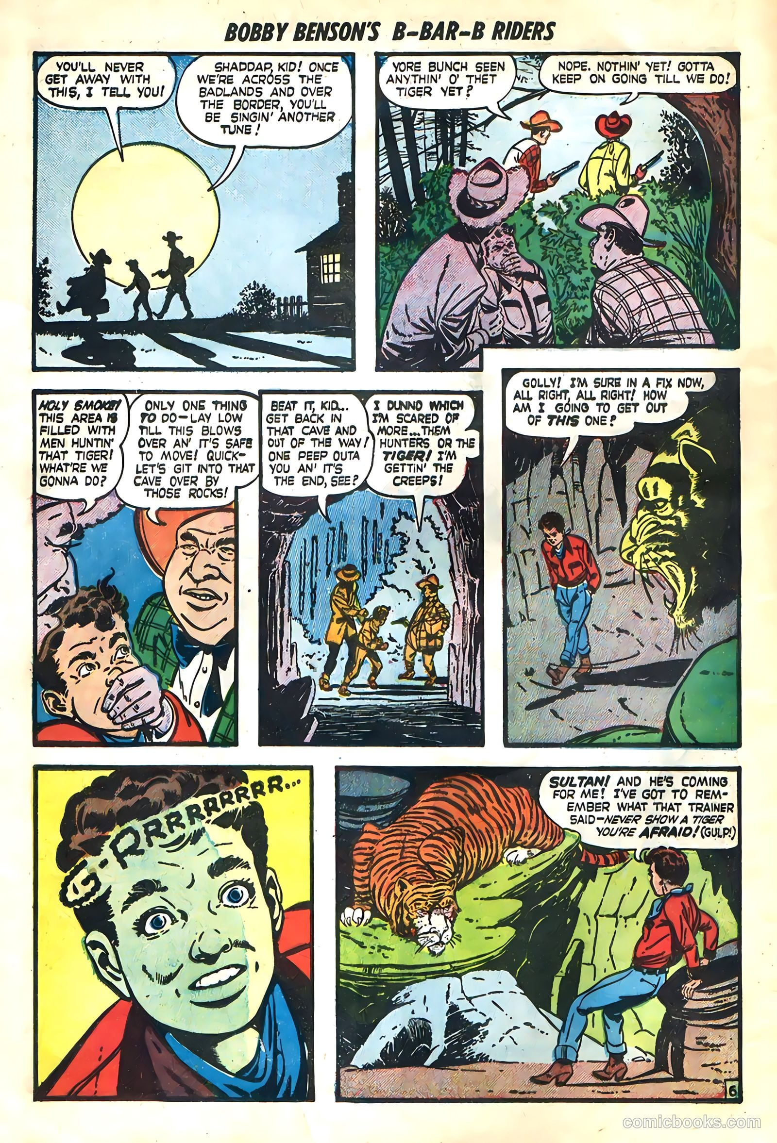 Bobby Benson's B-Bar-B Riders #3 (1950) — page 8 of 36