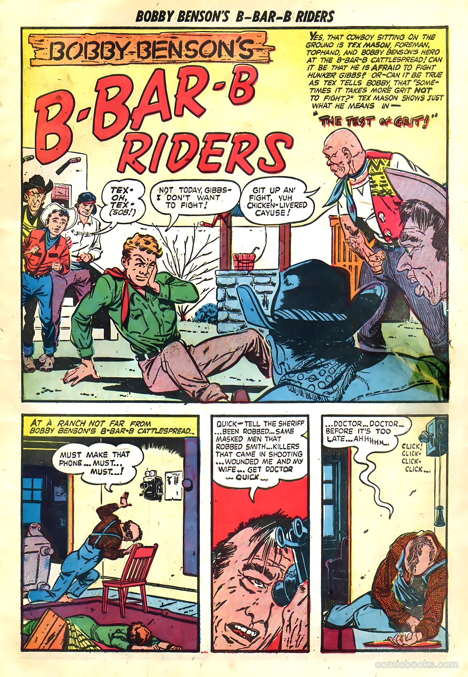Bobby Benson's B-Bar-B Riders #3 (1950) — page 11 of 36