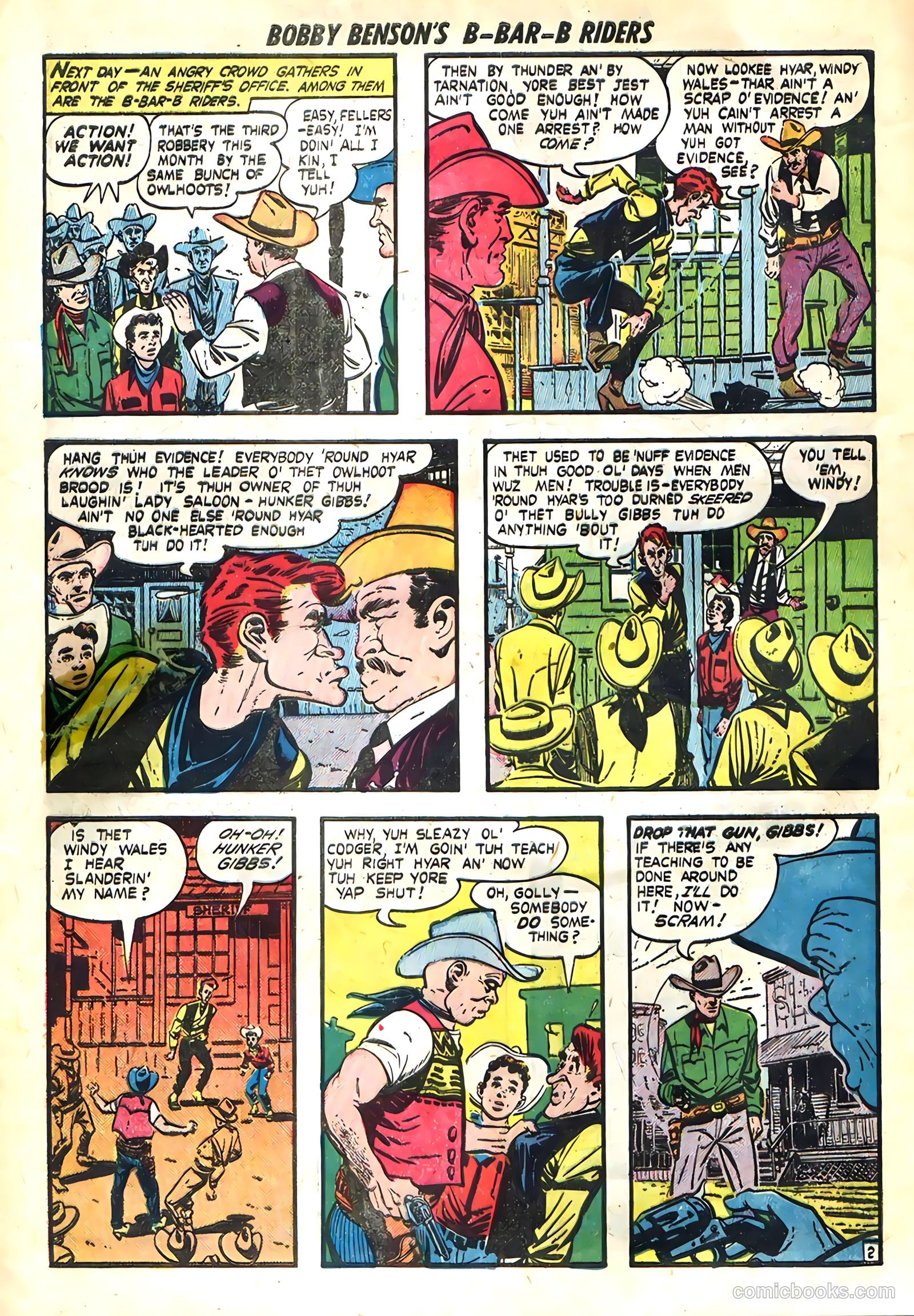Bobby Benson's B-Bar-B Riders #3 (1950) — page 12 of 36