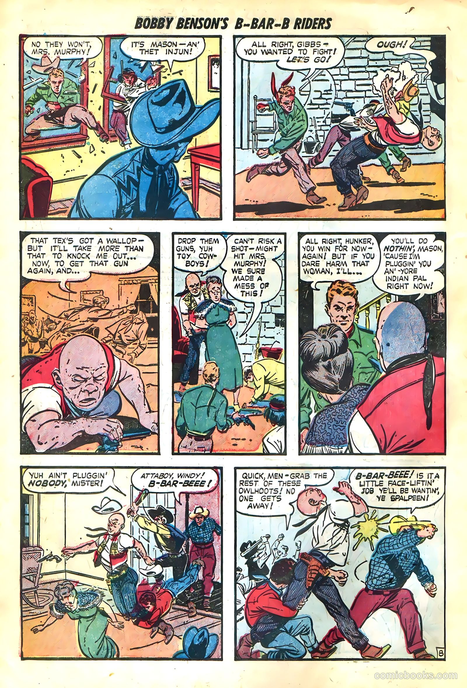 Bobby Benson's B-Bar-B Riders #3 (1950) — page 18 of 36