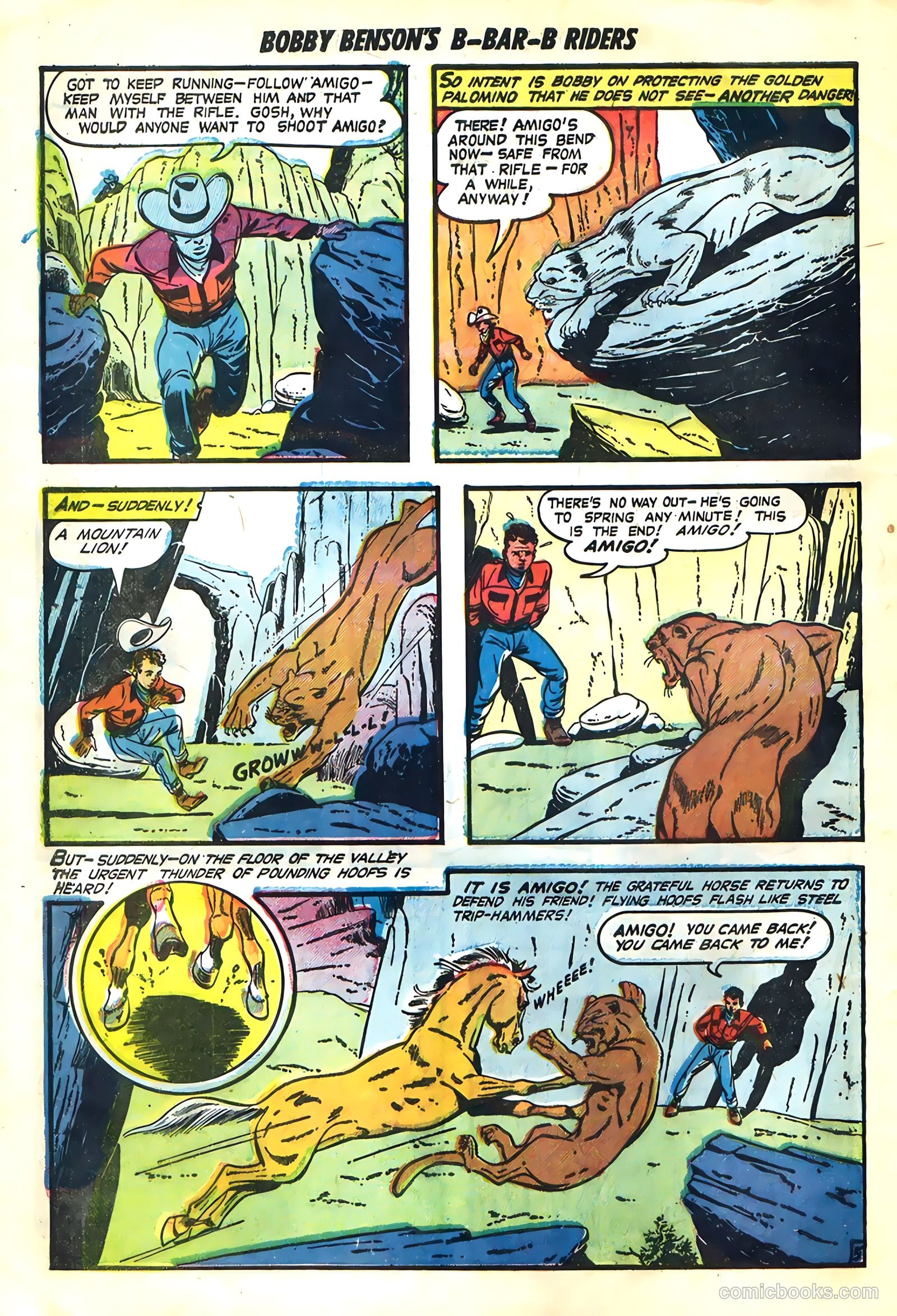 Bobby Benson's B-Bar-B Riders #3 (1950) — page 24 of 36
