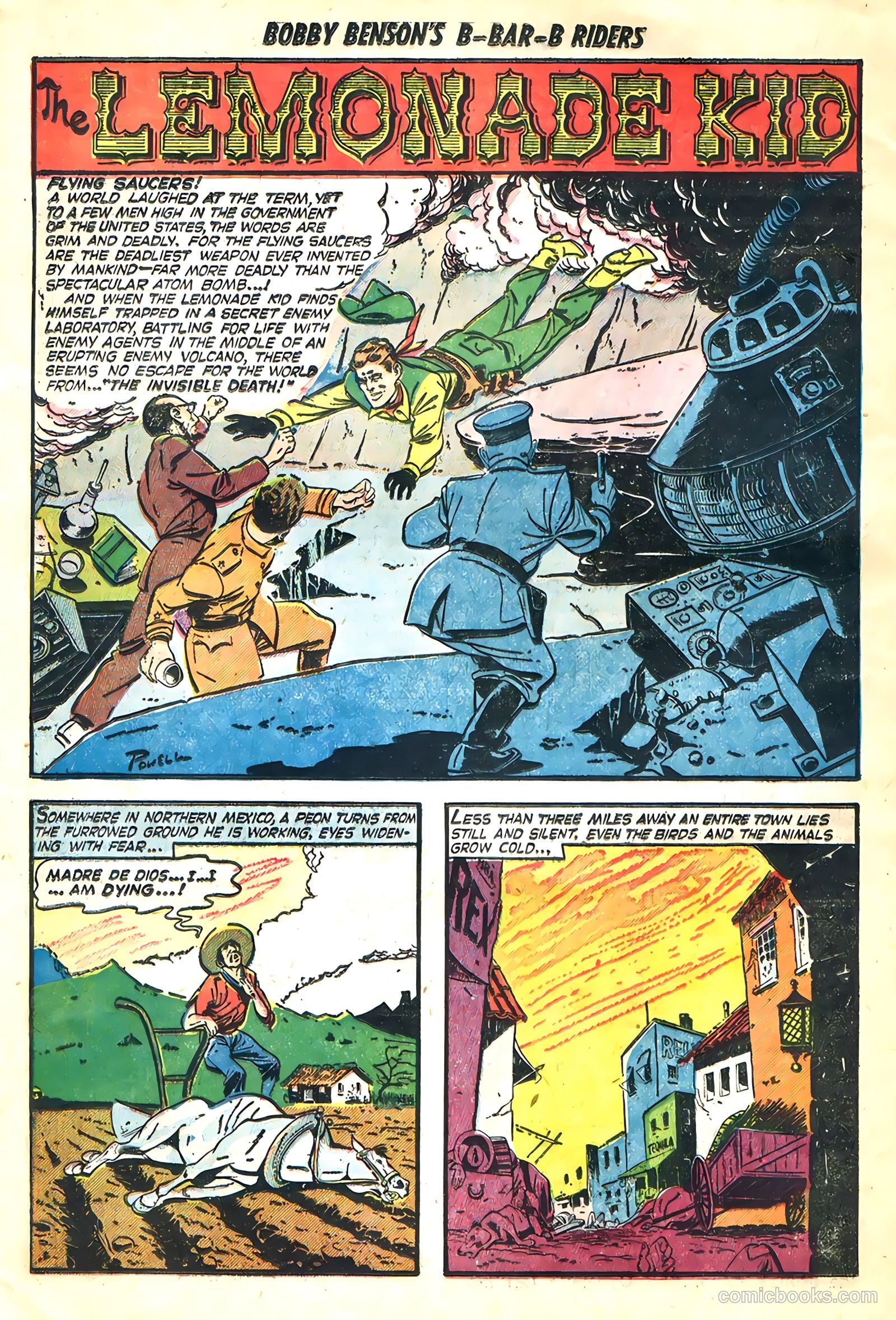 Bobby Benson's B-Bar-B Riders #3 (1950) — page 28 of 36