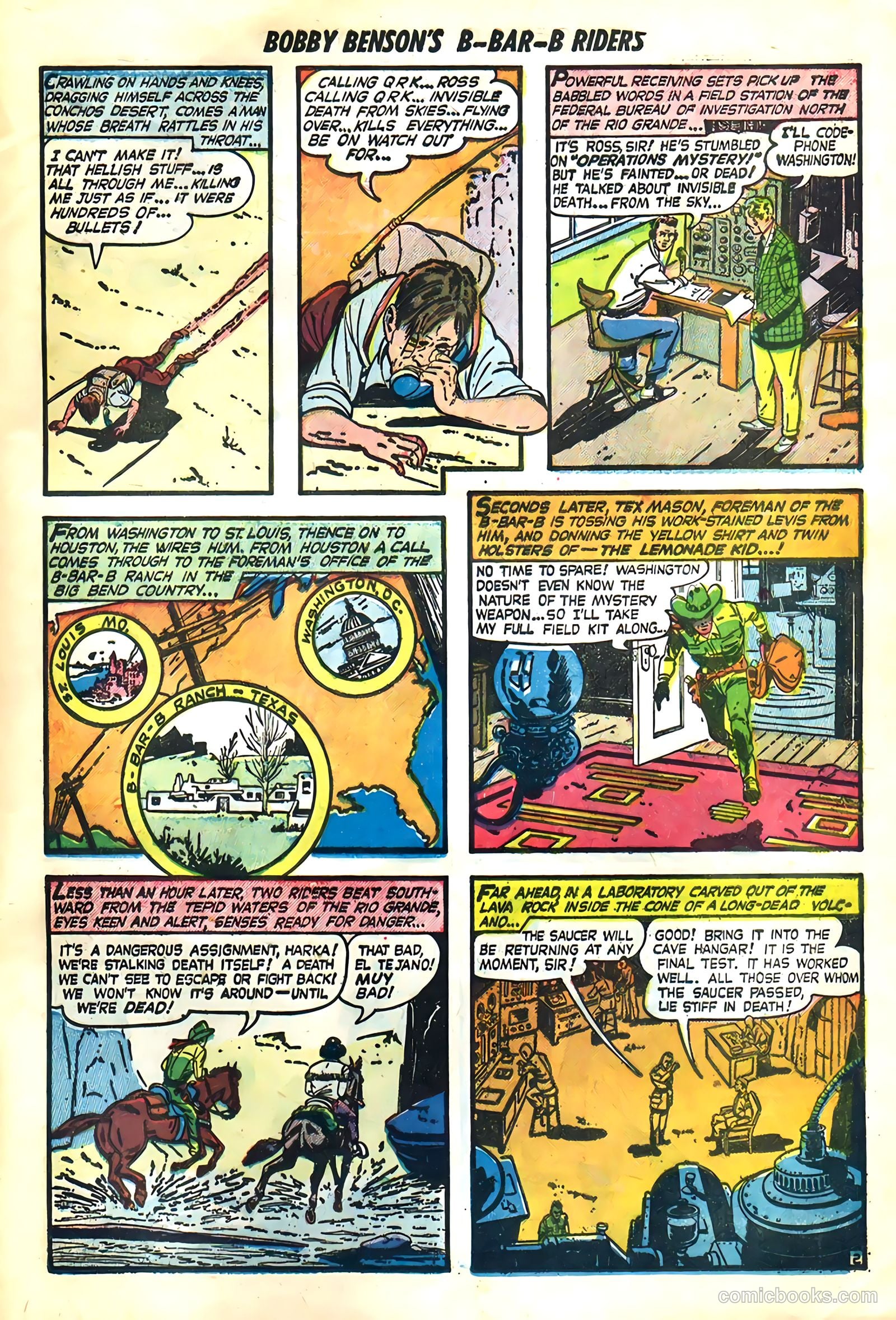 Bobby Benson's B-Bar-B Riders #3 (1950) — page 29 of 36