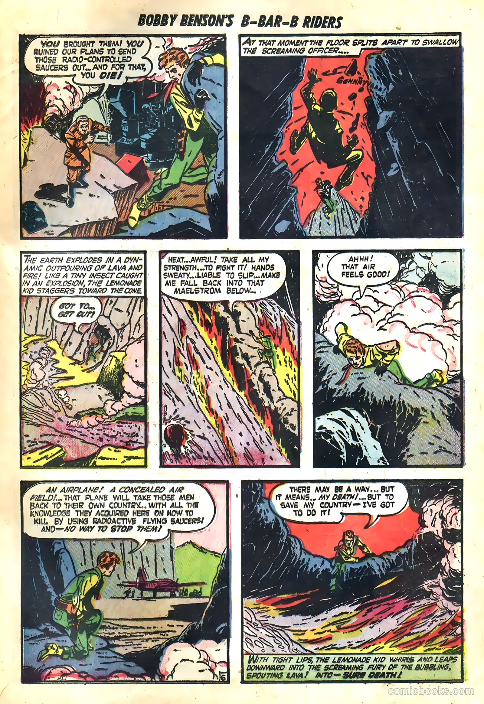 Bobby Benson's B-Bar-B Riders #3 (1950) — page 33 of 36