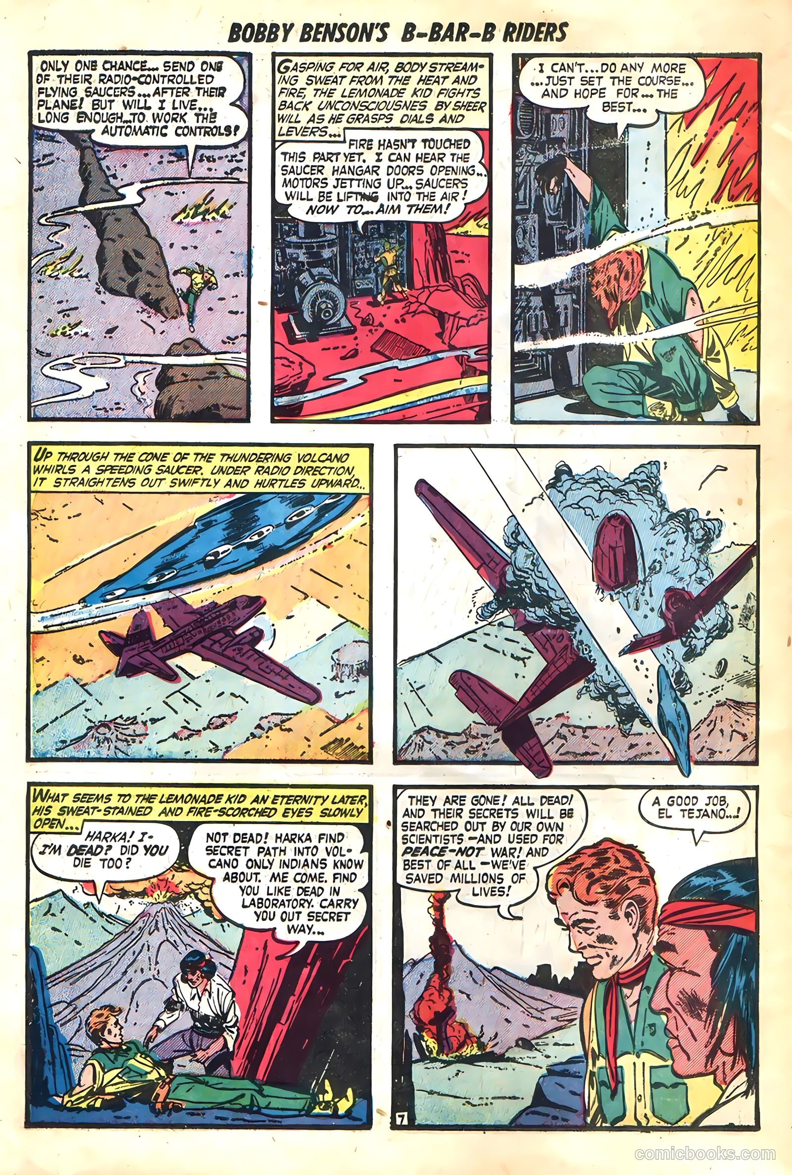 Bobby Benson's B-Bar-B Riders #3 (1950) — page 34 of 36