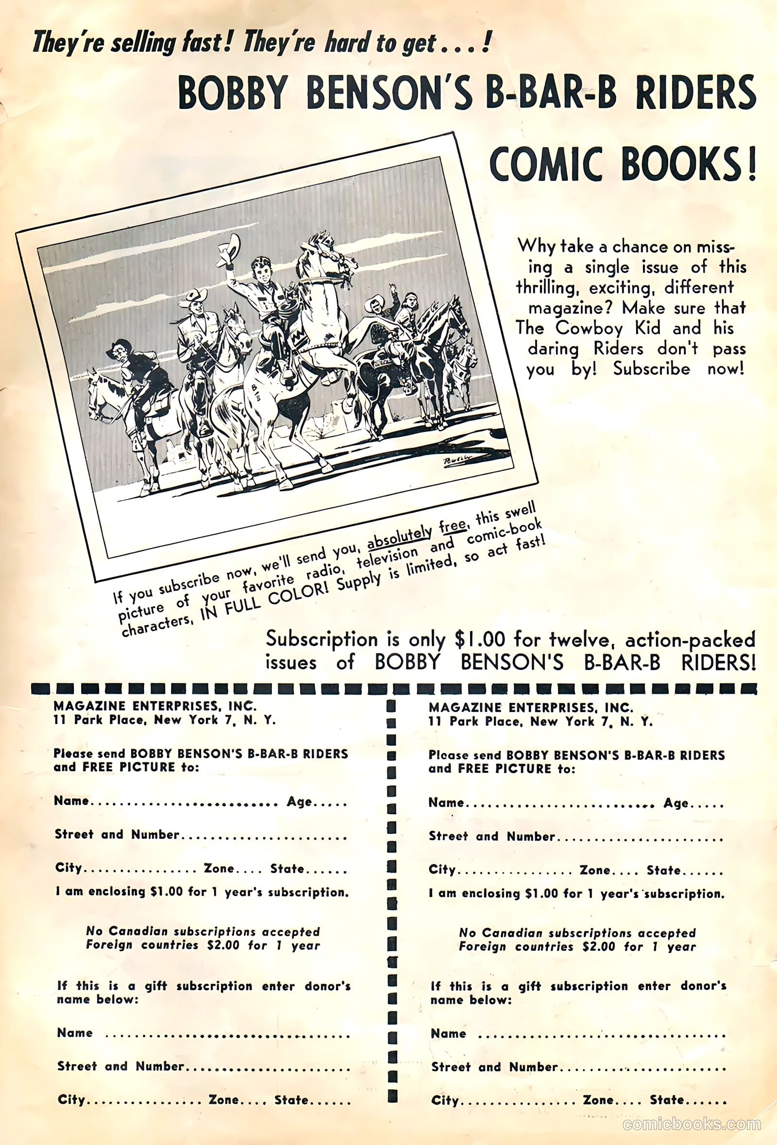 Bobby Benson's B-Bar-B Riders #3 (1950) — page 35 of 36