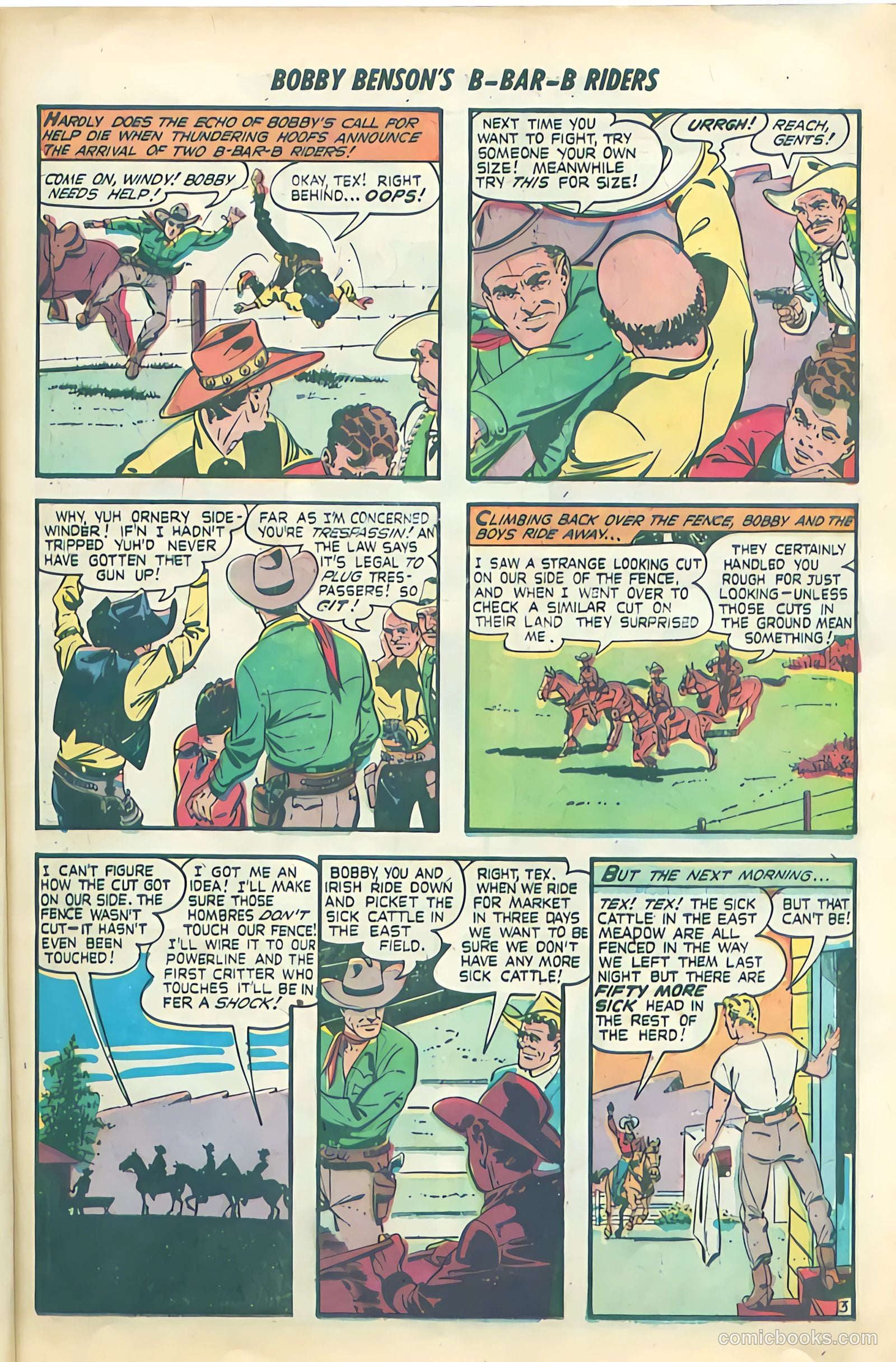Bobby Benson's B-Bar-B Riders #4 (1950) — page 5 of 36