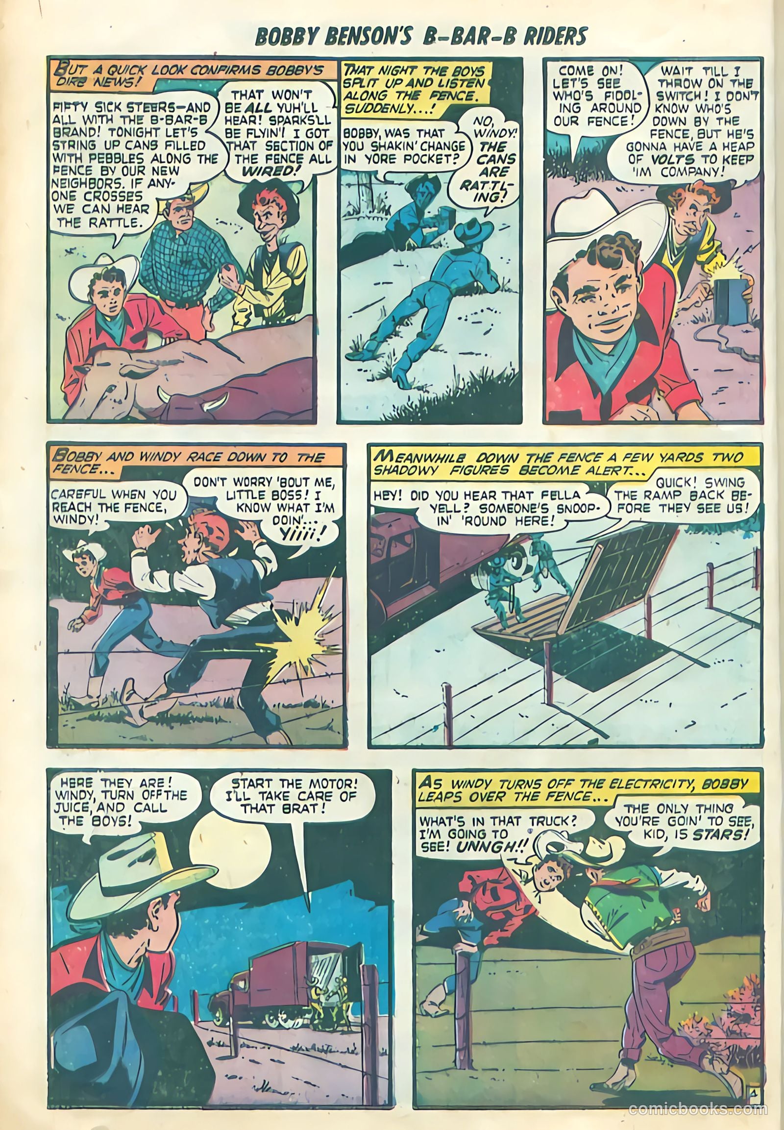 Bobby Benson's B-Bar-B Riders #4 (1950) — page 6 of 36