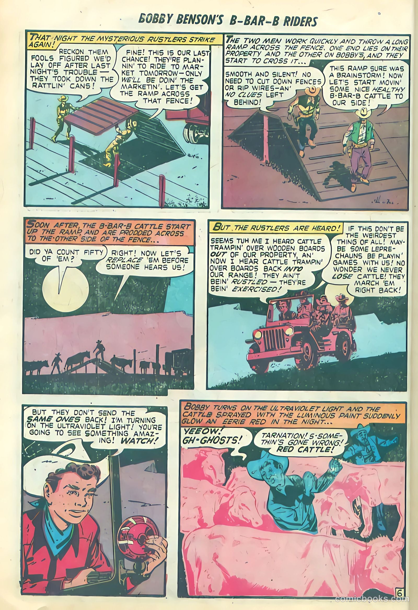 Bobby Benson's B-Bar-B Riders #4 (1950) — page 8 of 36