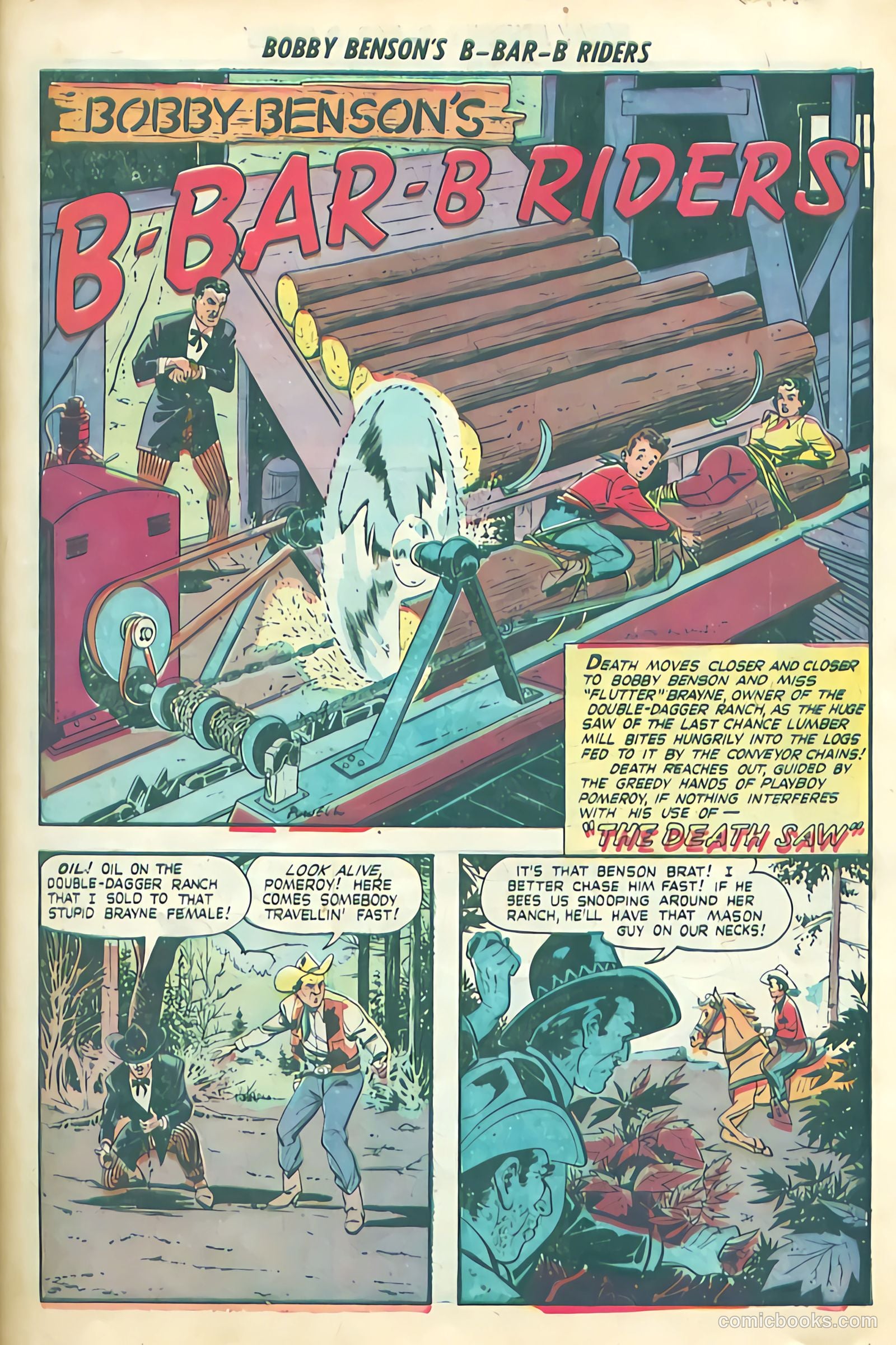 Bobby Benson's B-Bar-B Riders #4 (1950) — page 11 of 36
