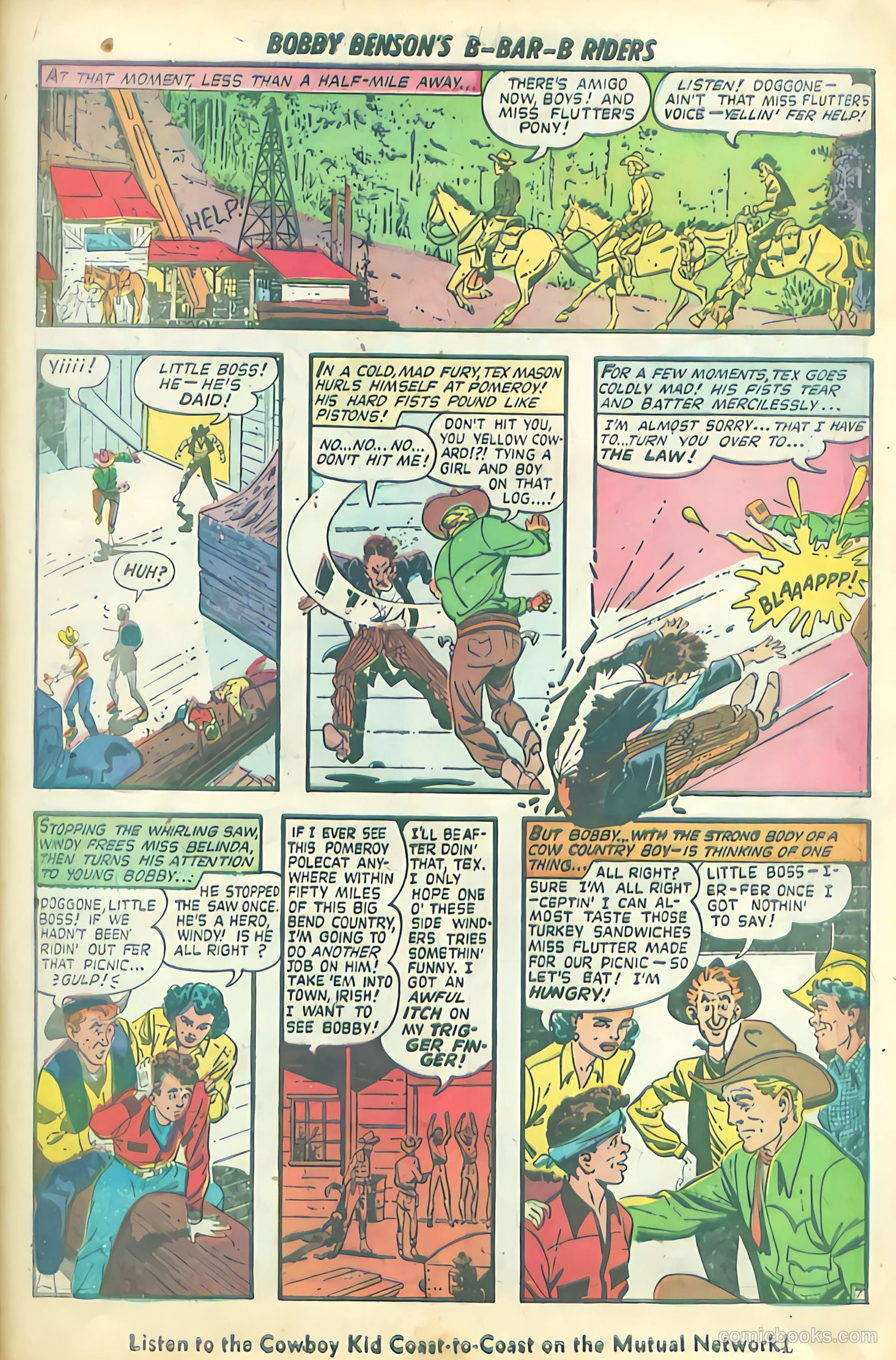 Bobby Benson's B-Bar-B Riders #4 (1950) — page 17 of 36