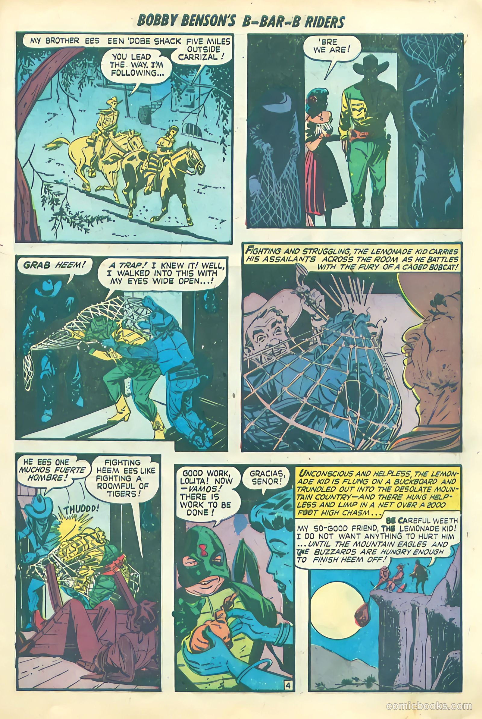 Bobby Benson's B-Bar-B Riders #4 (1950) — page 21 of 36