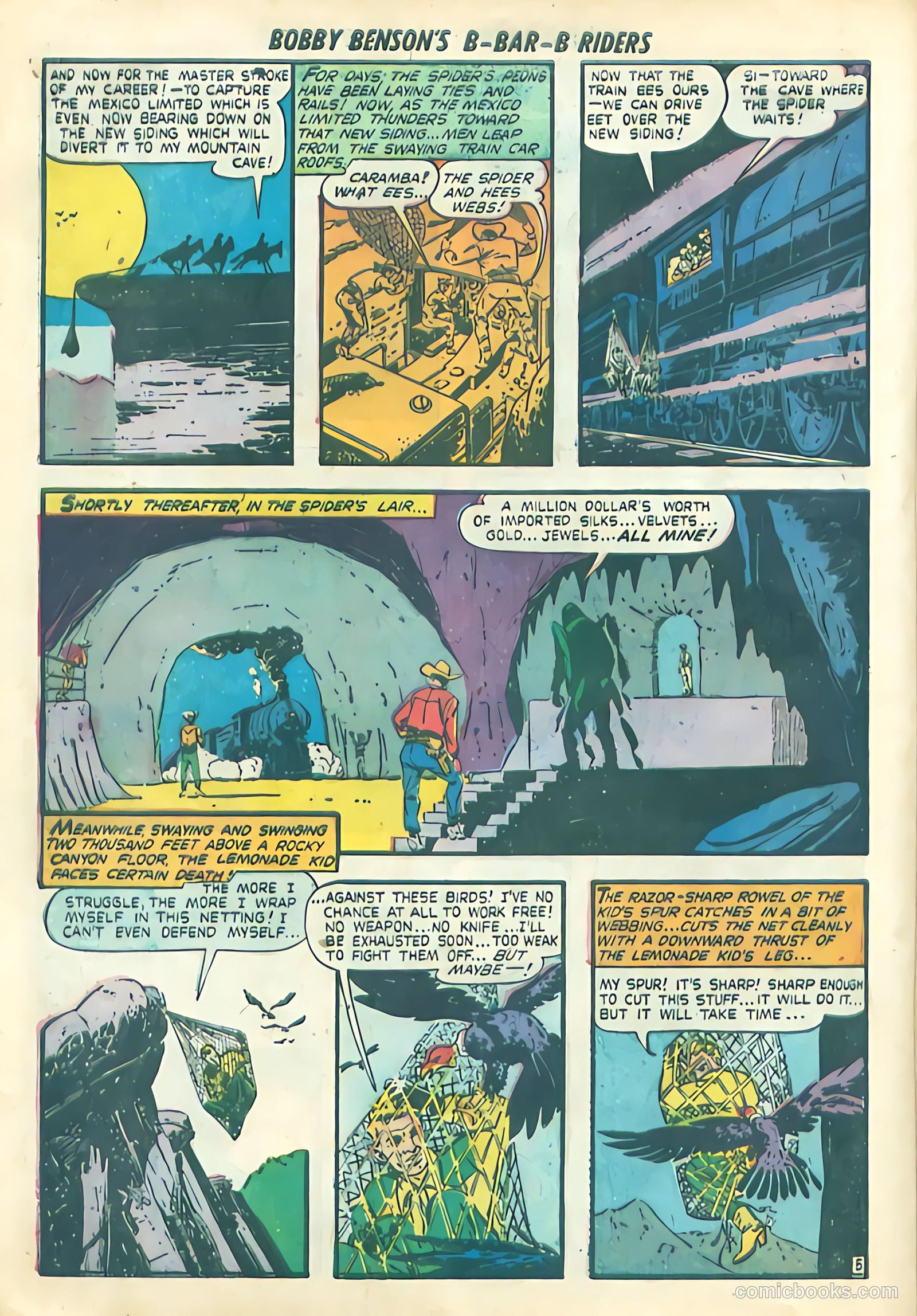 Bobby Benson's B-Bar-B Riders #4 (1950) — page 22 of 36