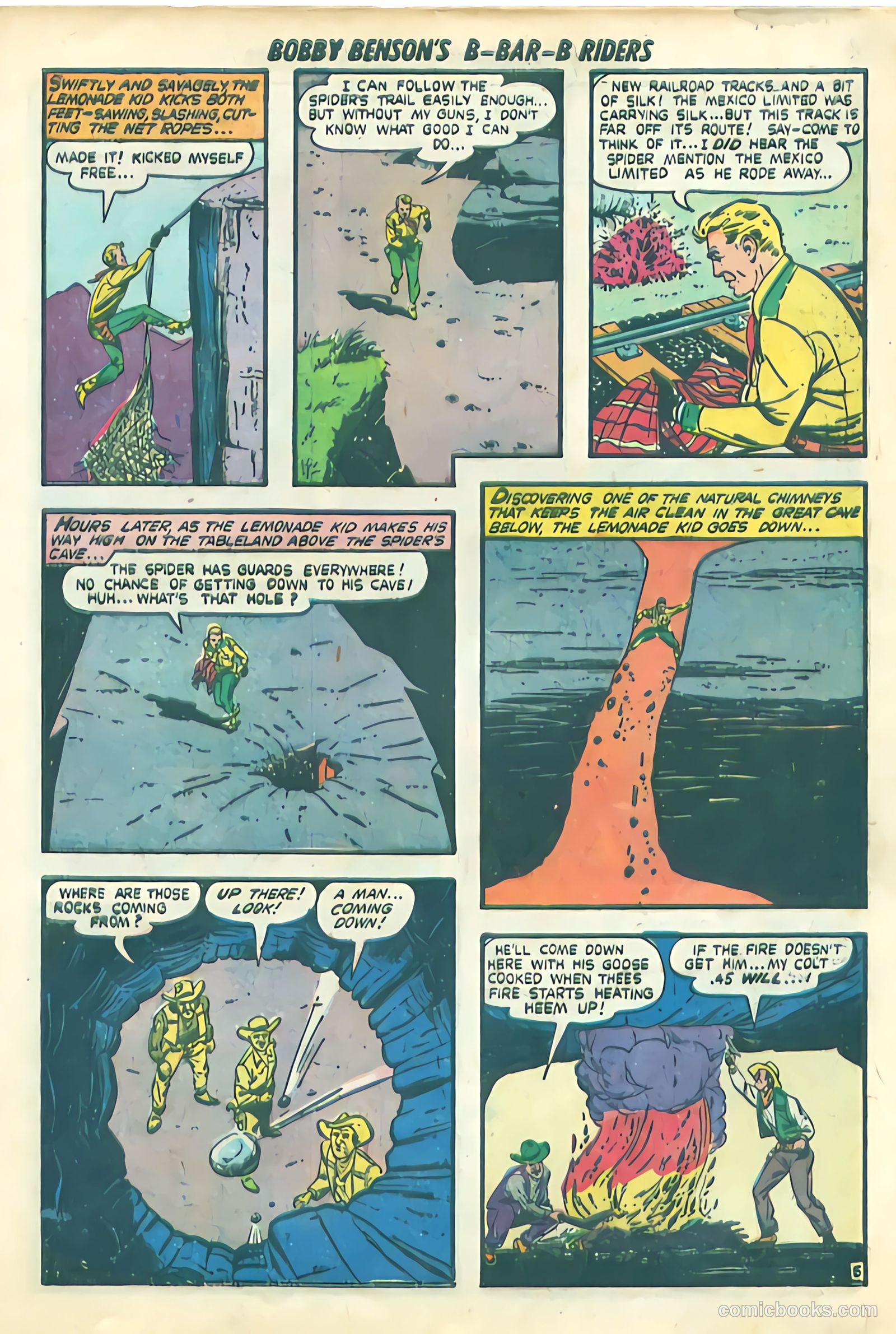 Bobby Benson's B-Bar-B Riders #4 (1950) — page 23 of 36