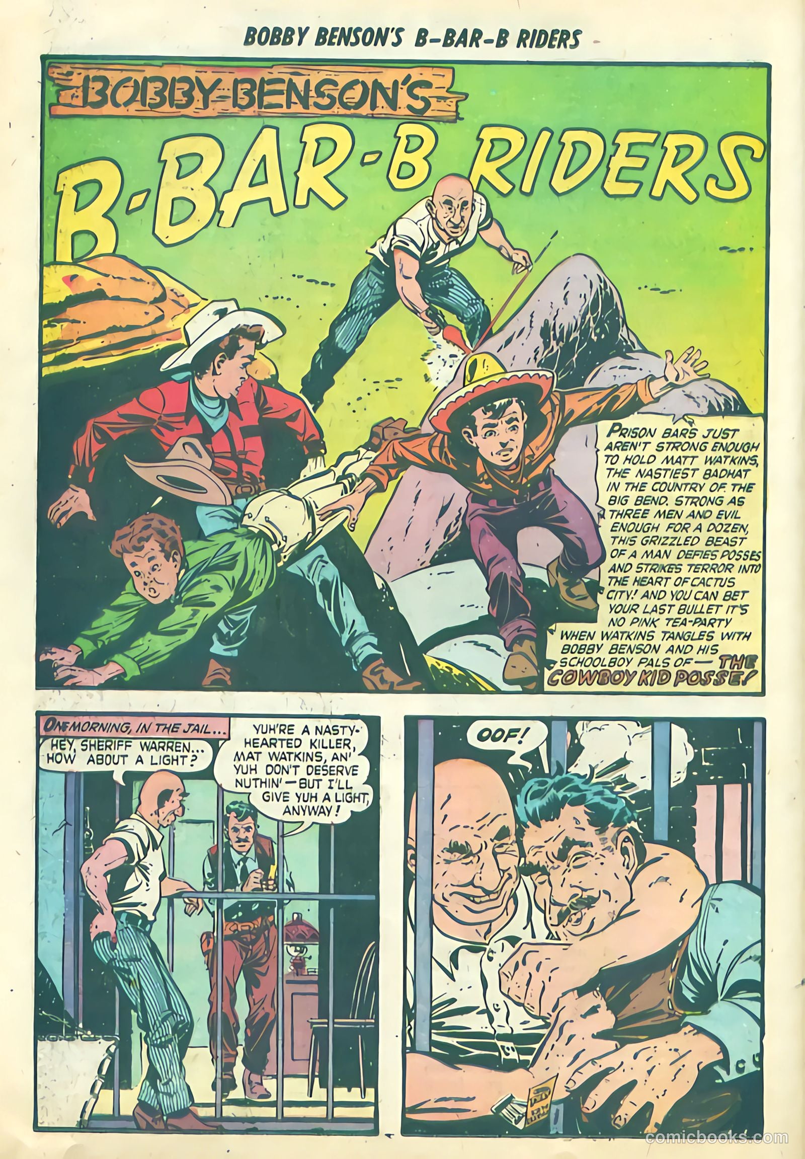 Bobby Benson's B-Bar-B Riders #4 (1950) — page 28 of 36