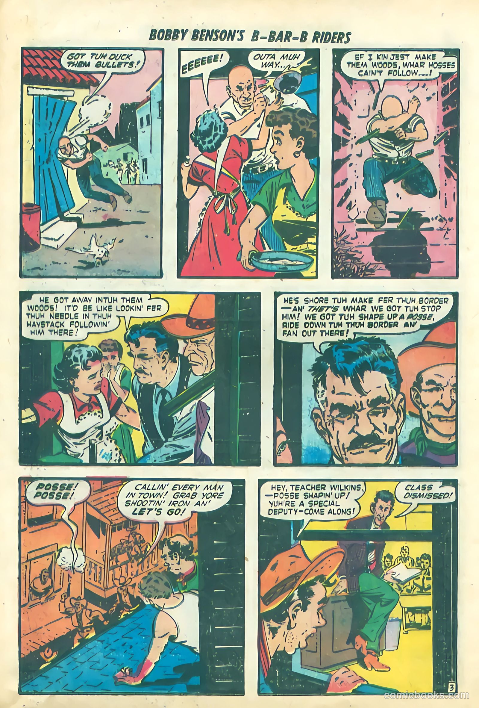 Bobby Benson's B-Bar-B Riders #4 (1950) — page 30 of 36
