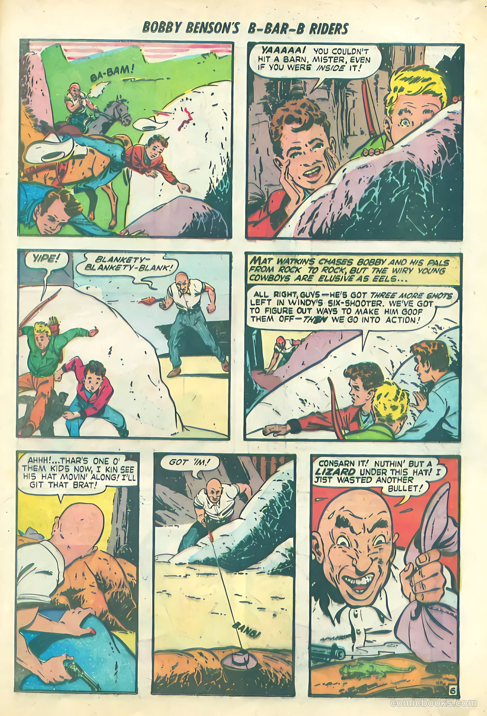 Bobby Benson's B-Bar-B Riders #4 (1950) — page 33 of 36
