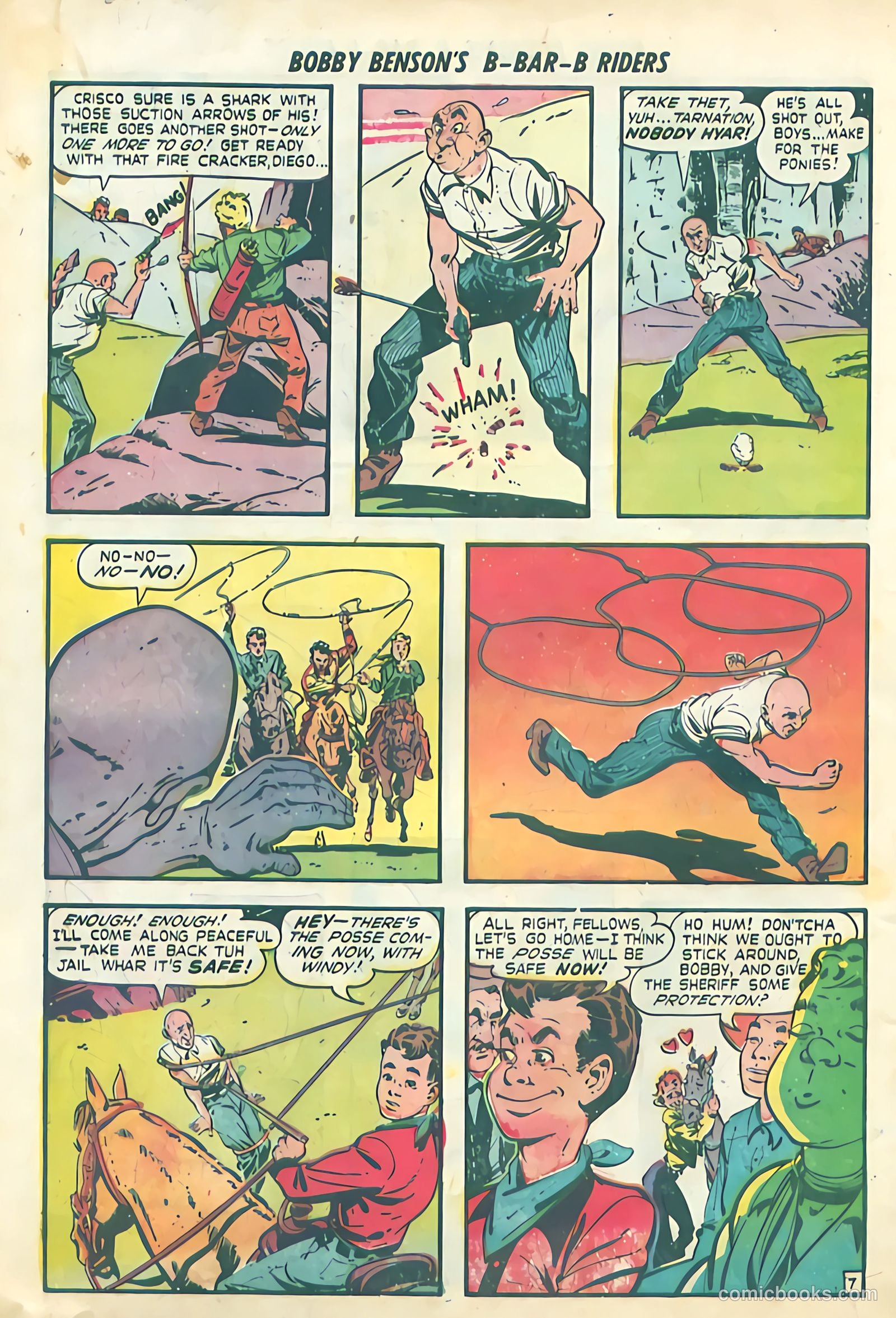 Bobby Benson's B-Bar-B Riders #4 (1950) — page 34 of 36
