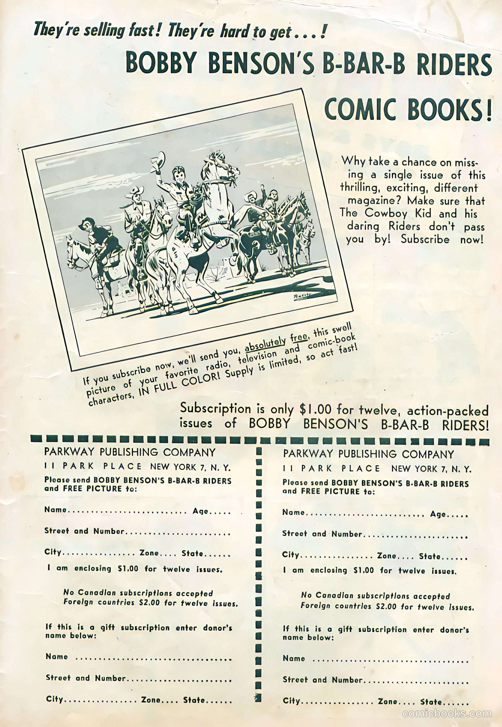 Bobby Benson's B-Bar-B Riders #4 (1950) — page 35 of 36