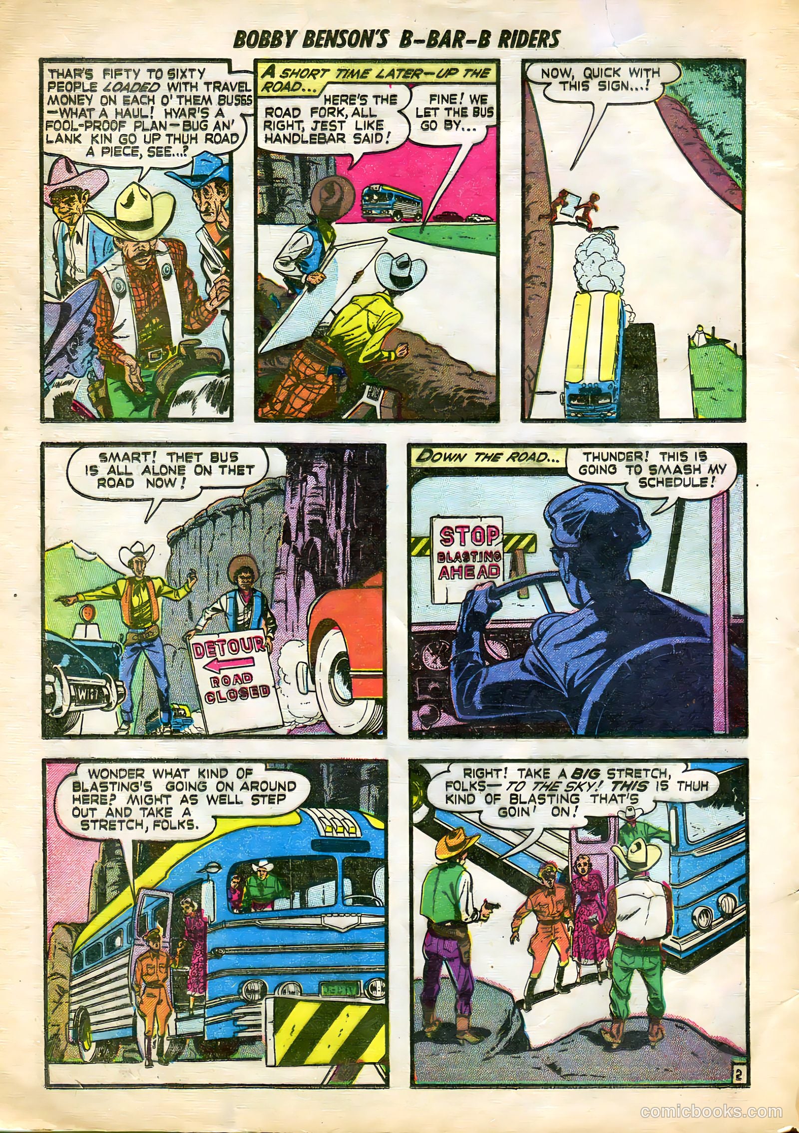 Bobby Benson's B-Bar-B Riders #5 (1951) — page 4 of 36