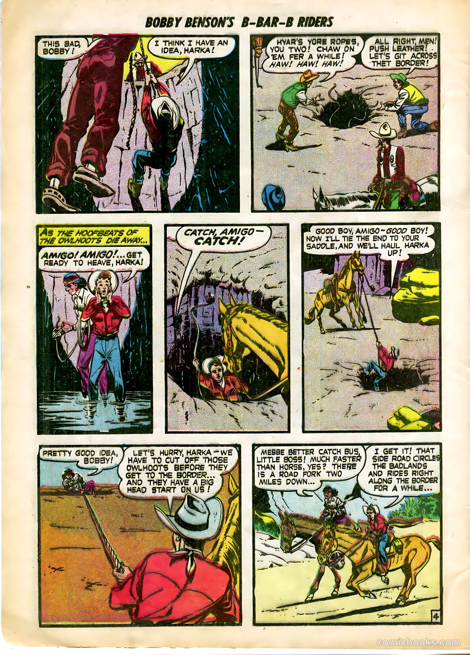 Bobby Benson's B-Bar-B Riders #5 (1951) — page 6 of 36