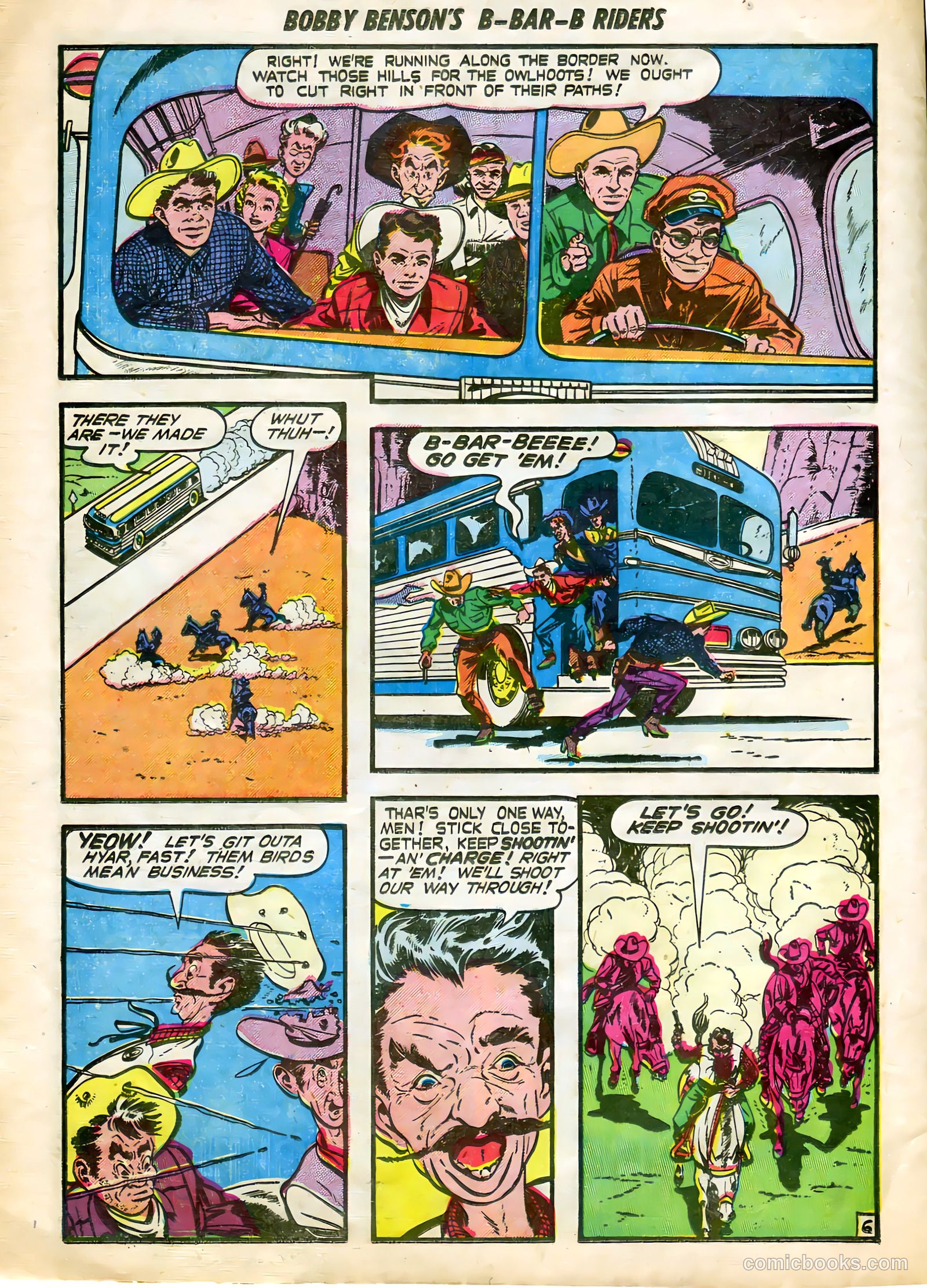 Bobby Benson's B-Bar-B Riders #5 (1951) — page 8 of 36