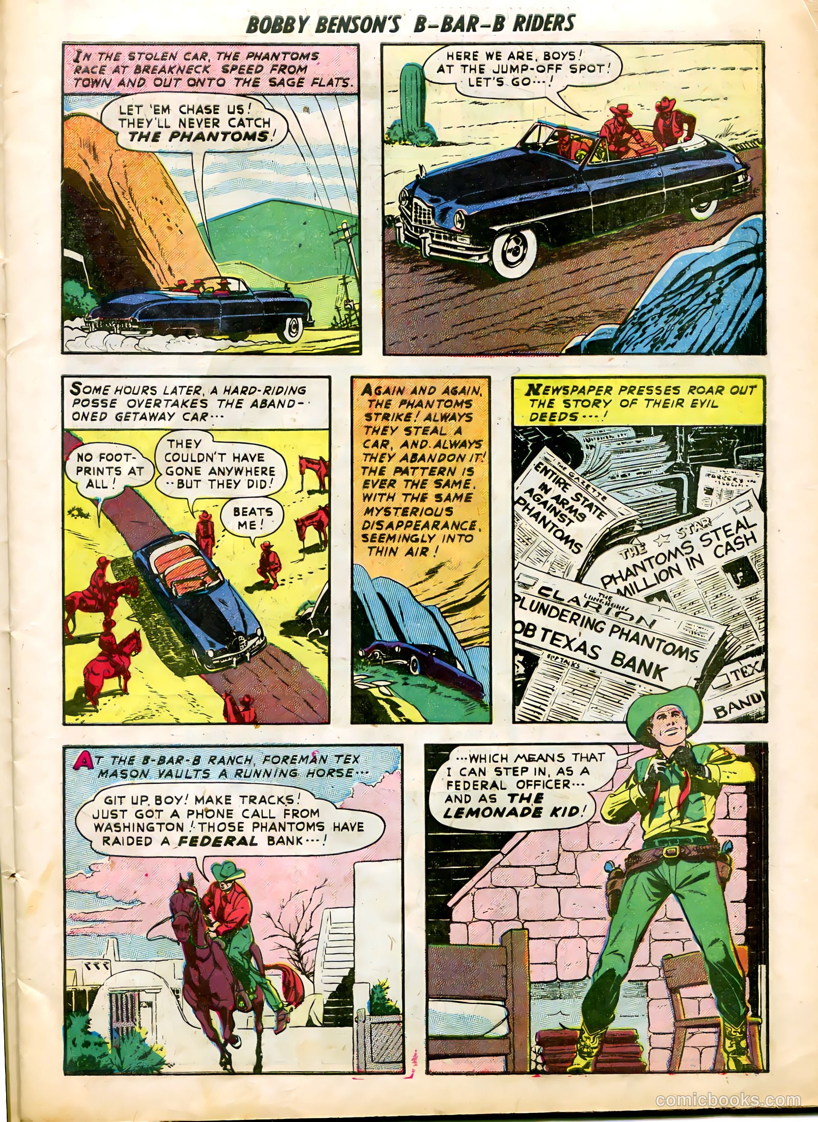 Bobby Benson's B-Bar-B Riders #5 (1951) — page 11 of 36