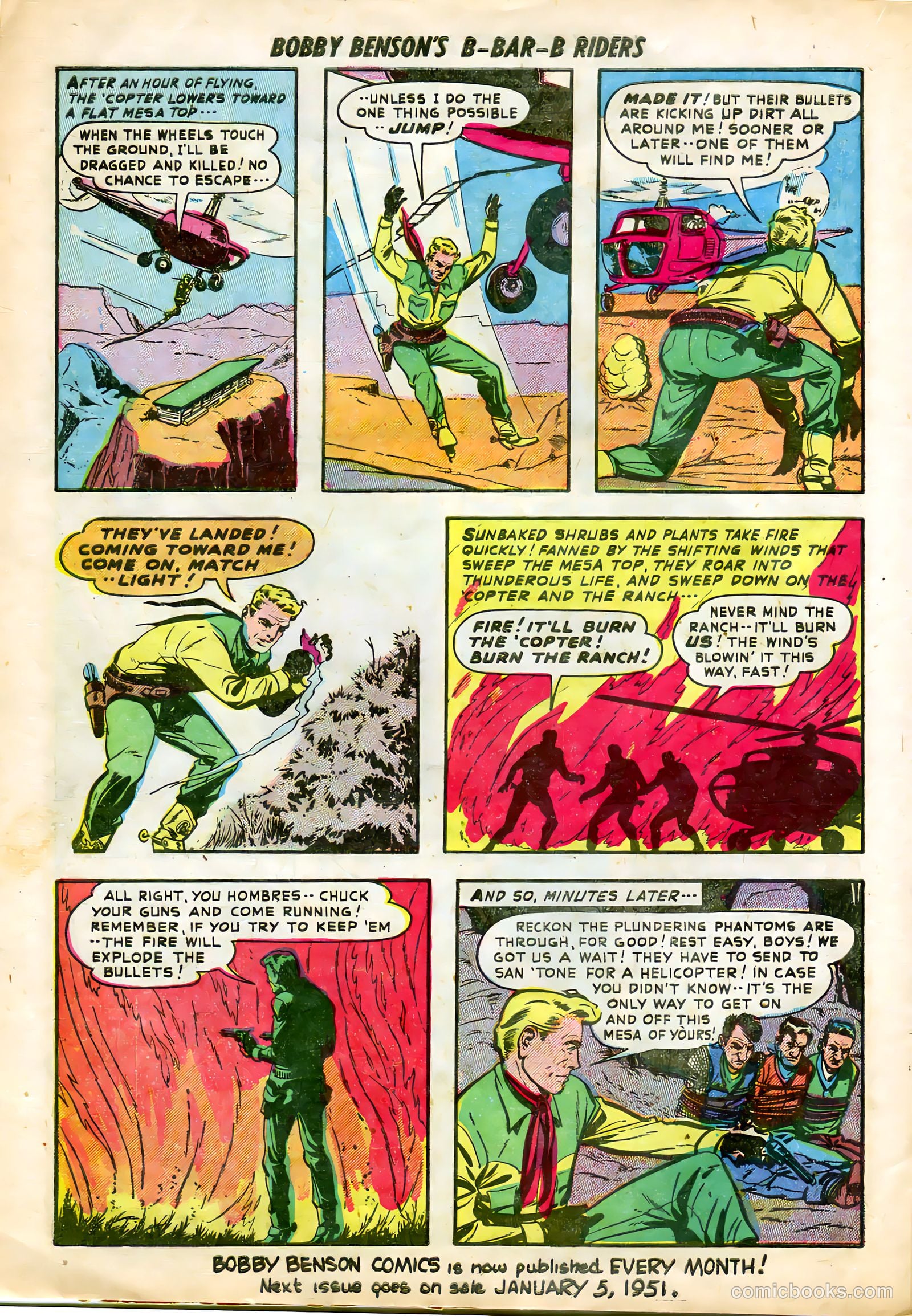 Bobby Benson's B-Bar-B Riders #5 (1951) — page 16 of 36