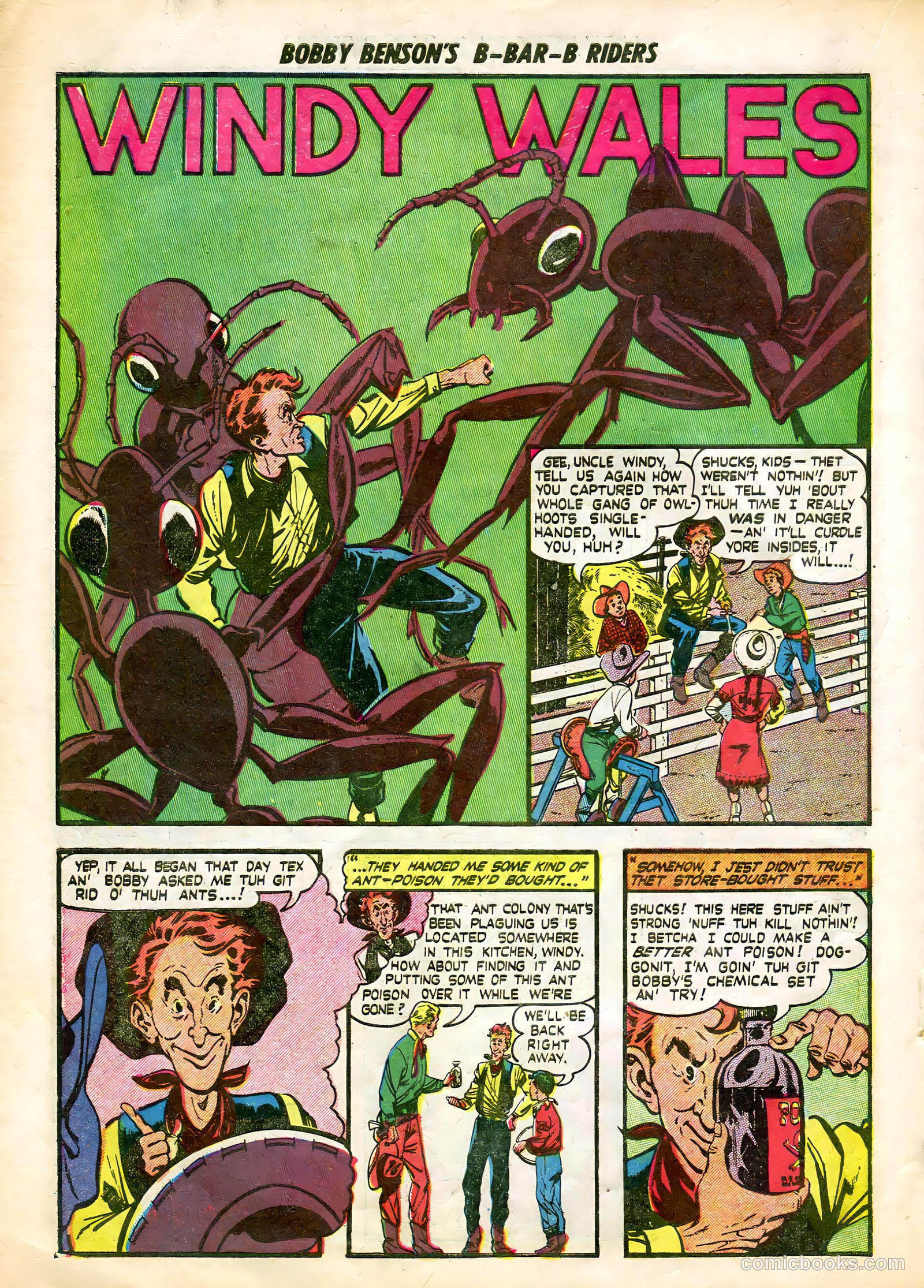 Bobby Benson's B-Bar-B Riders #5 (1951) — page 18 of 36
