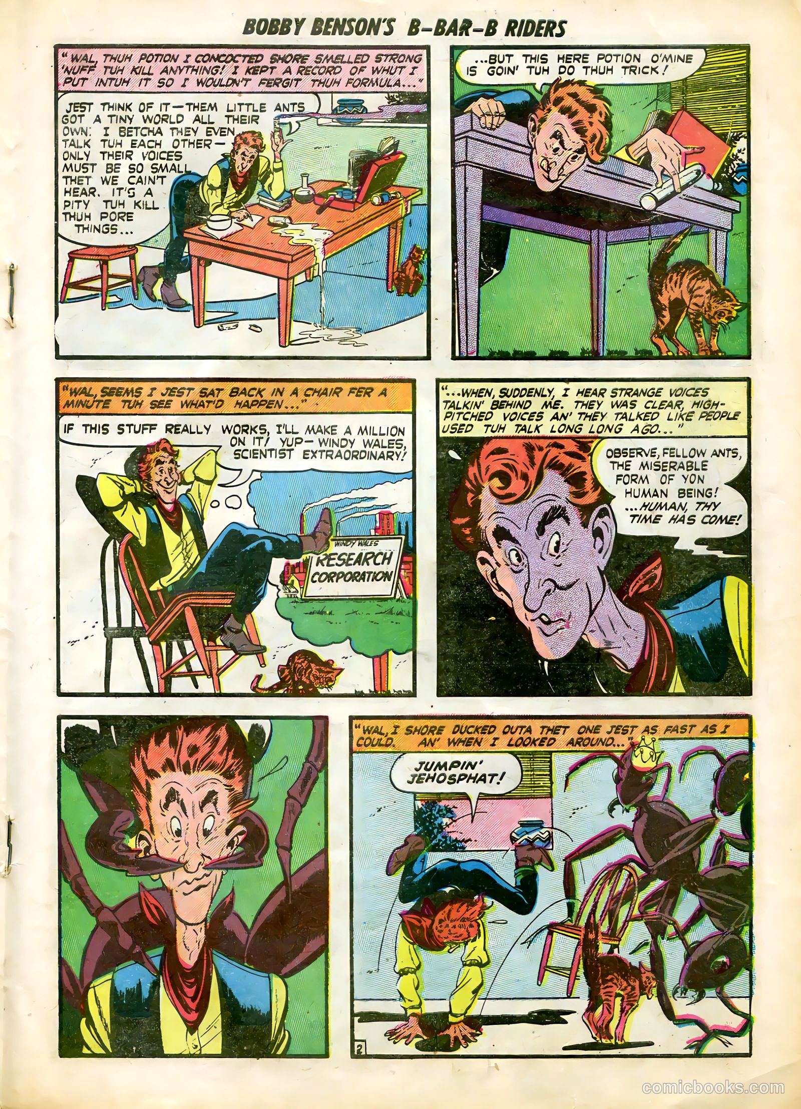 Bobby Benson's B-Bar-B Riders #5 (1951) — page 19 of 36