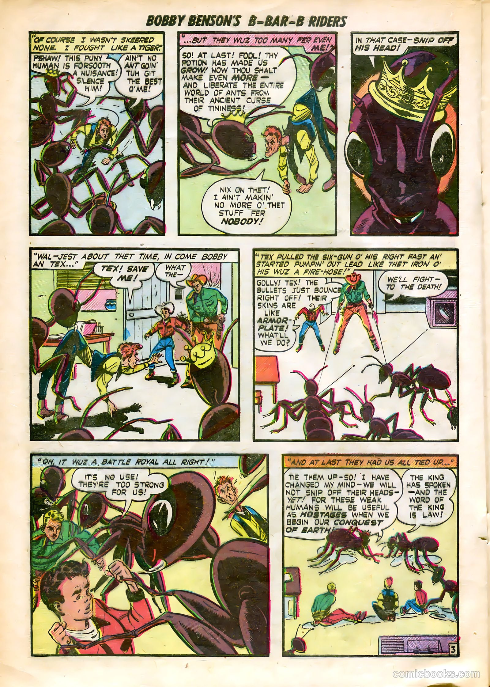 Bobby Benson's B-Bar-B Riders #5 (1951) — page 20 of 36