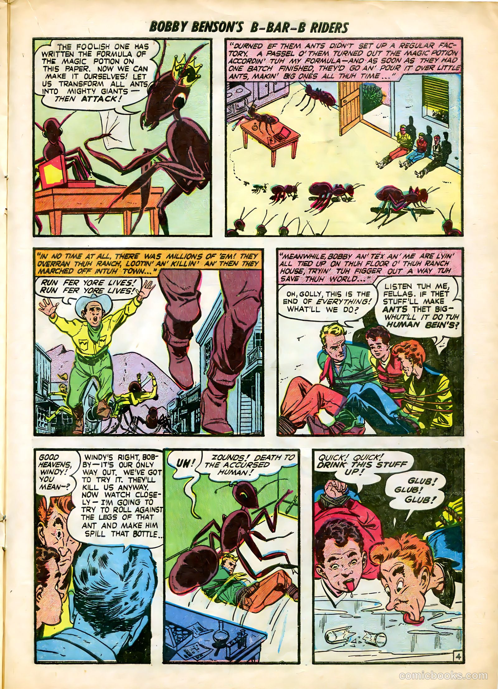 Bobby Benson's B-Bar-B Riders #5 (1951) — page 21 of 36