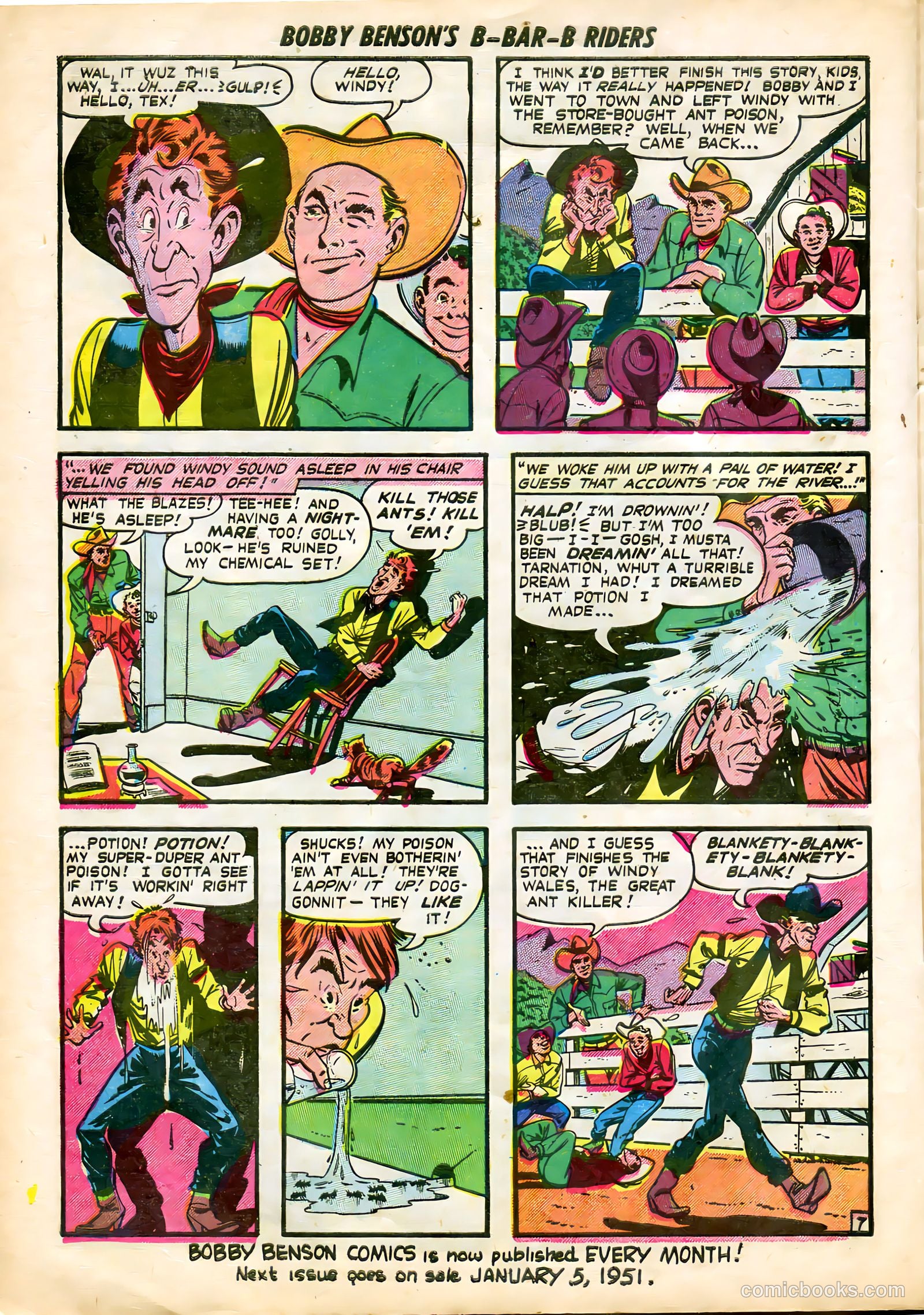 Bobby Benson's B-Bar-B Riders #5 (1951) — page 24 of 36