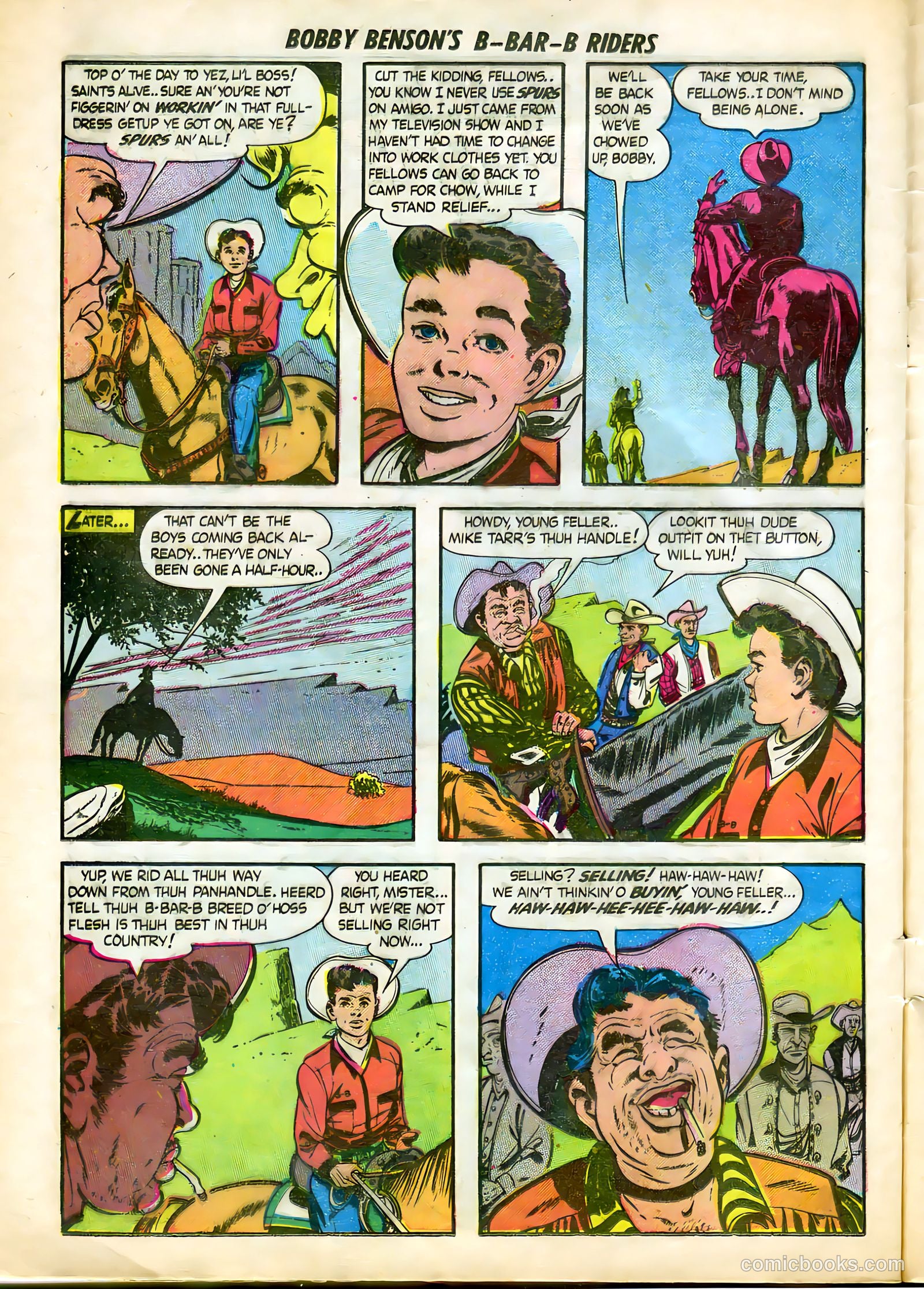 Bobby Benson's B-Bar-B Riders #5 (1951) — page 28 of 36