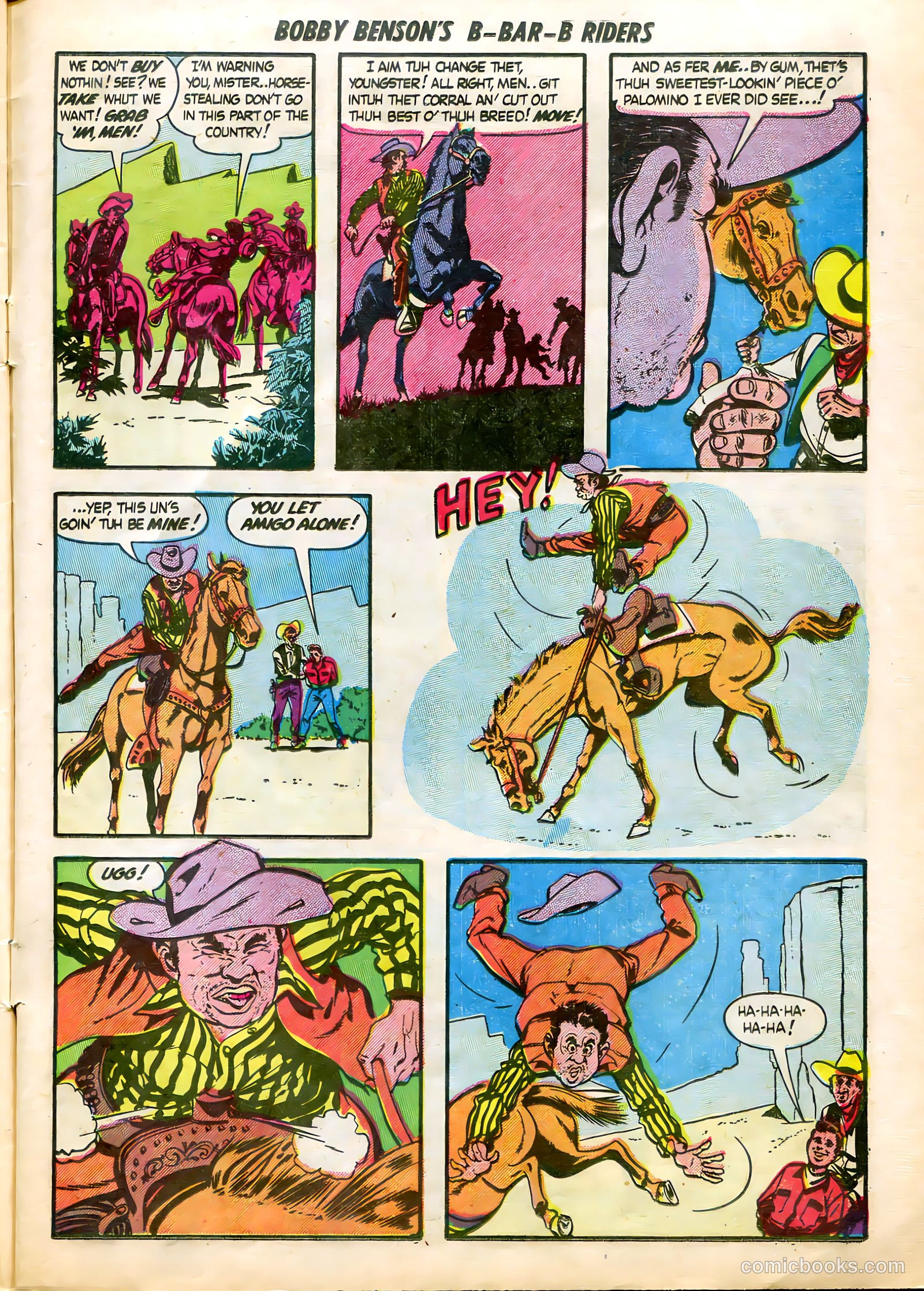 Bobby Benson's B-Bar-B Riders #5 (1951) — page 29 of 36