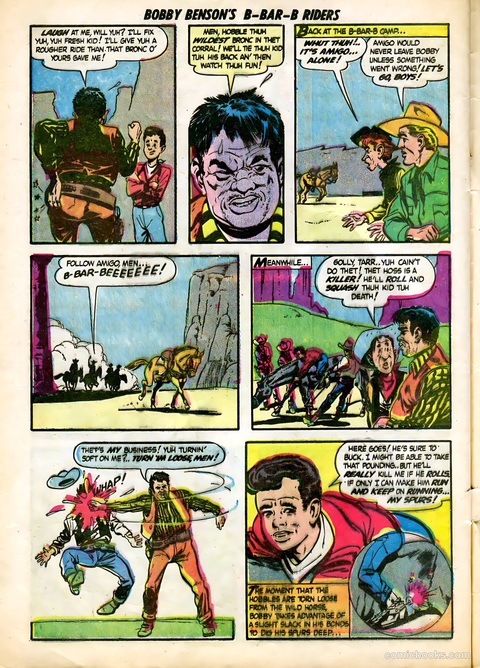 Bobby Benson's B-Bar-B Riders #5 (1951) — page 30 of 36