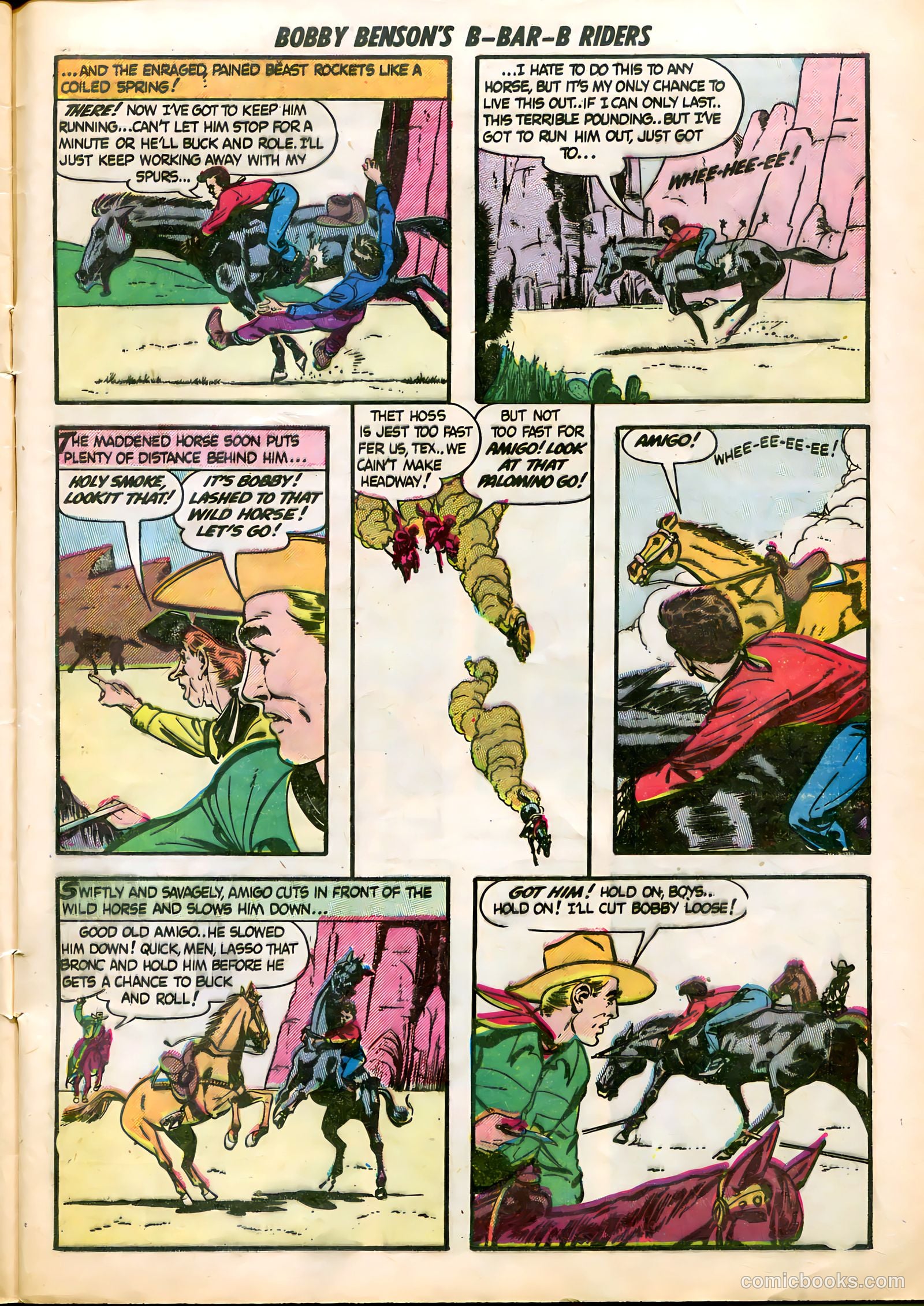 Bobby Benson's B-Bar-B Riders #5 (1951) — page 31 of 36