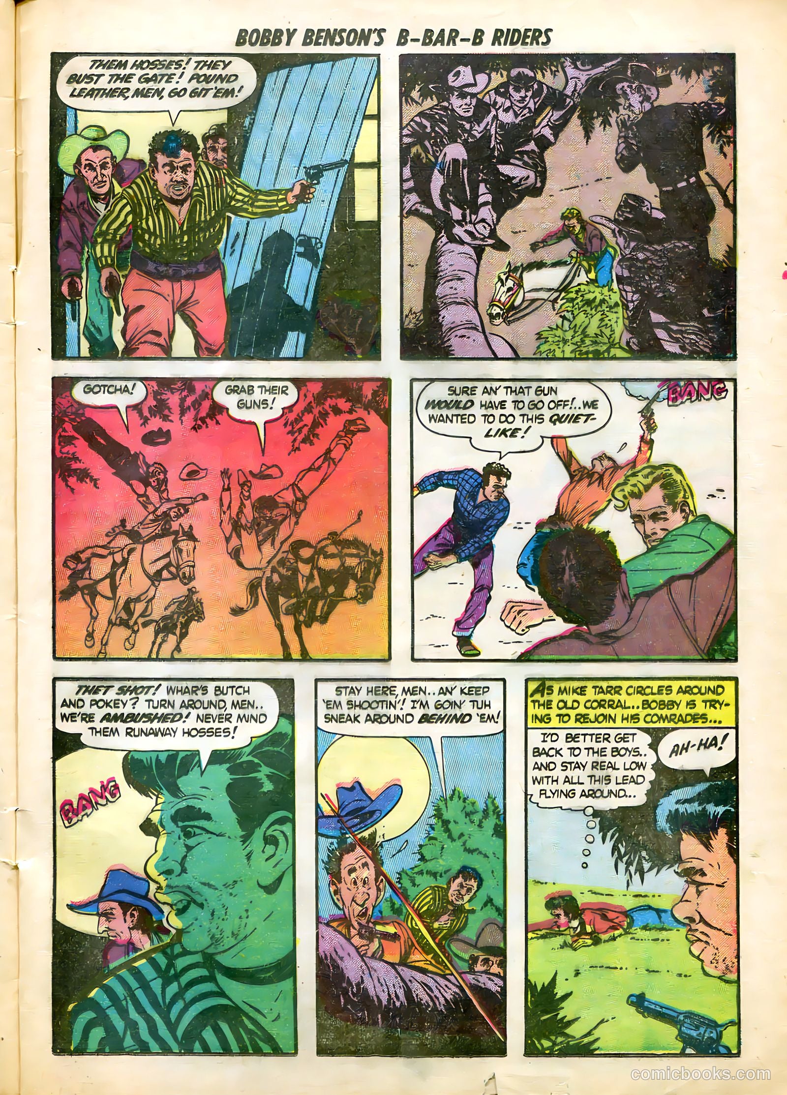 Bobby Benson's B-Bar-B Riders #5 (1951) — page 33 of 36