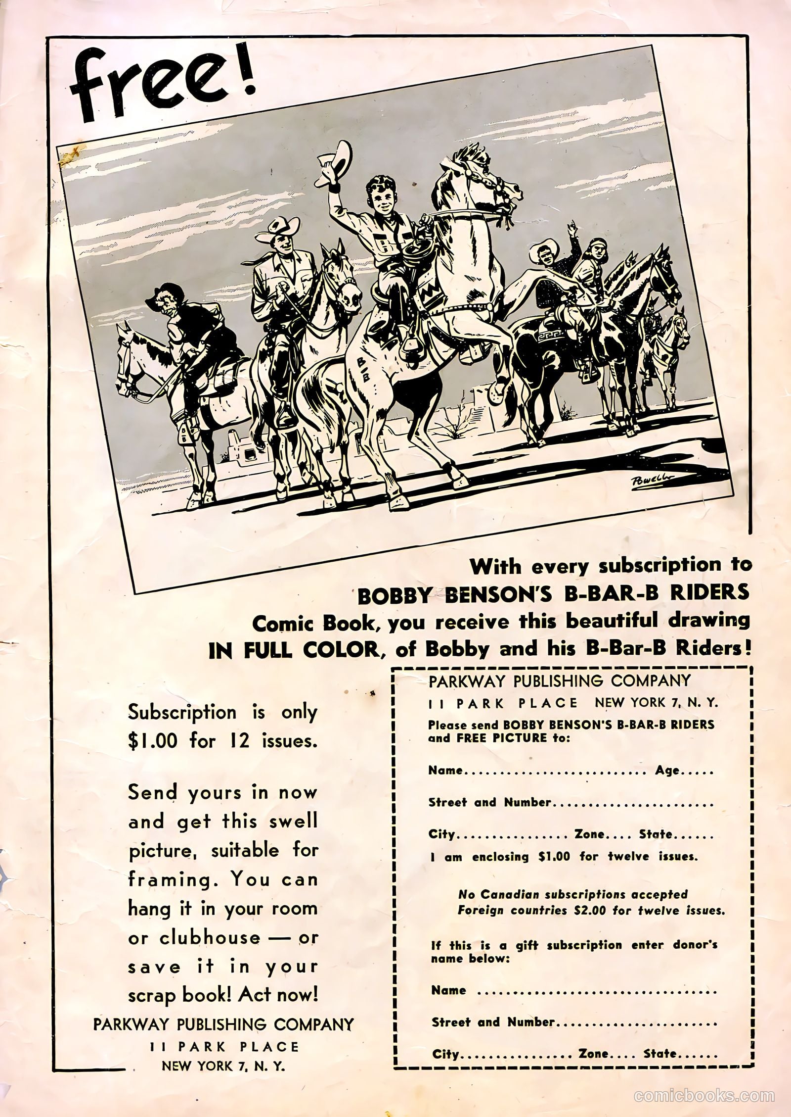 Bobby Benson's B-Bar-B Riders #5 (1951) — page 35 of 36
