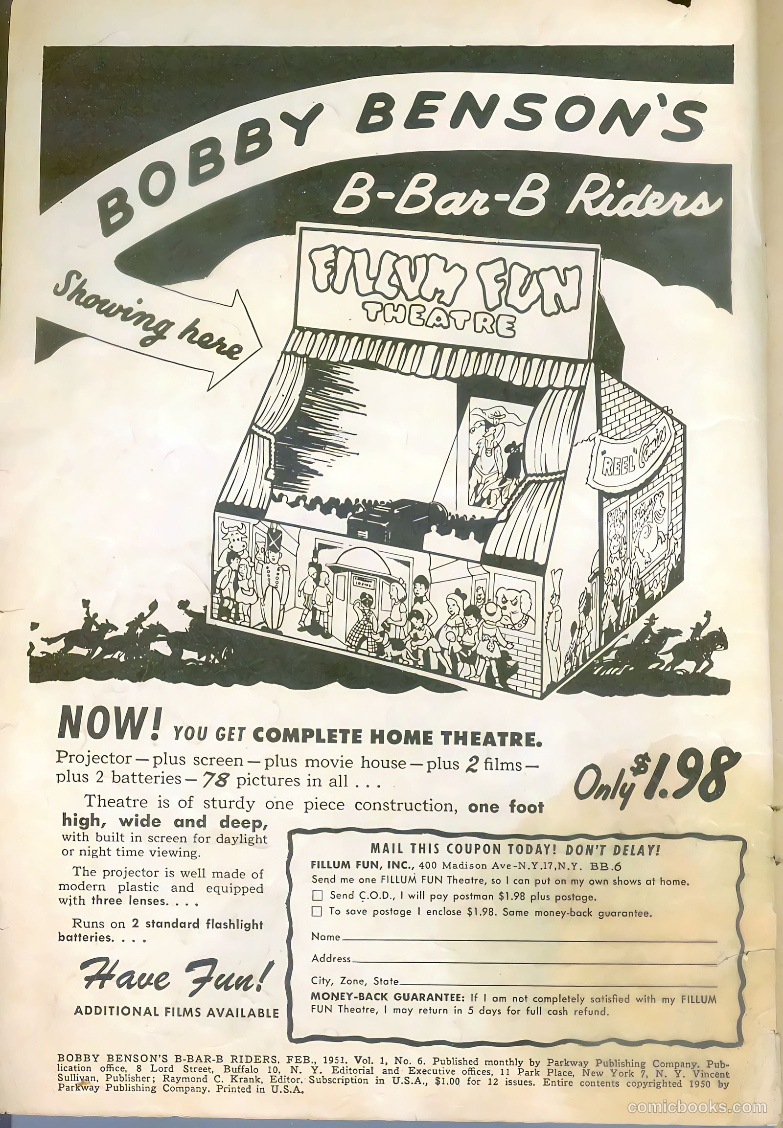 Bobby Benson's B-Bar-B Riders #6 (1951) — page 2 of 36