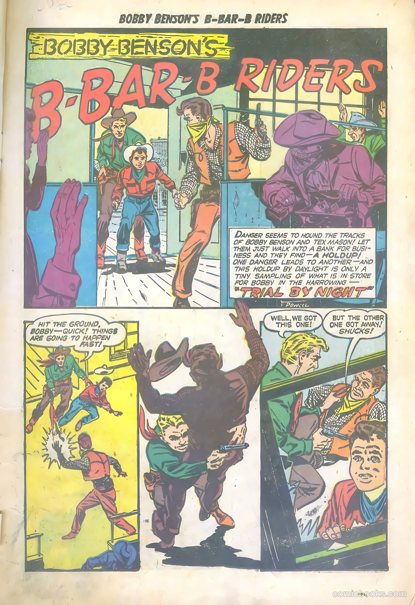 Bobby Benson's B-Bar-B Riders #6 (1951) — page 3 of 36