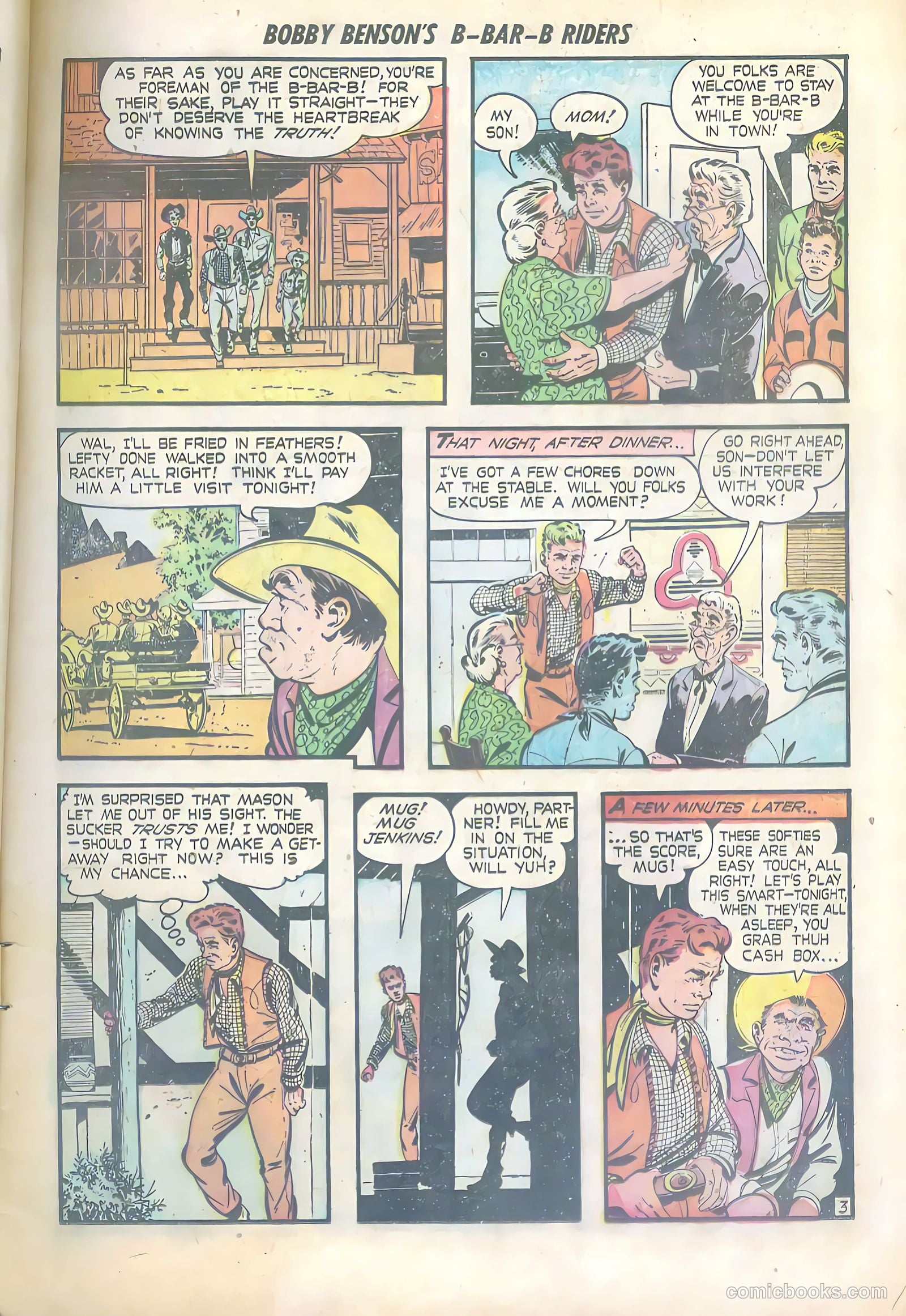 Bobby Benson's B-Bar-B Riders #6 (1951) — page 5 of 36