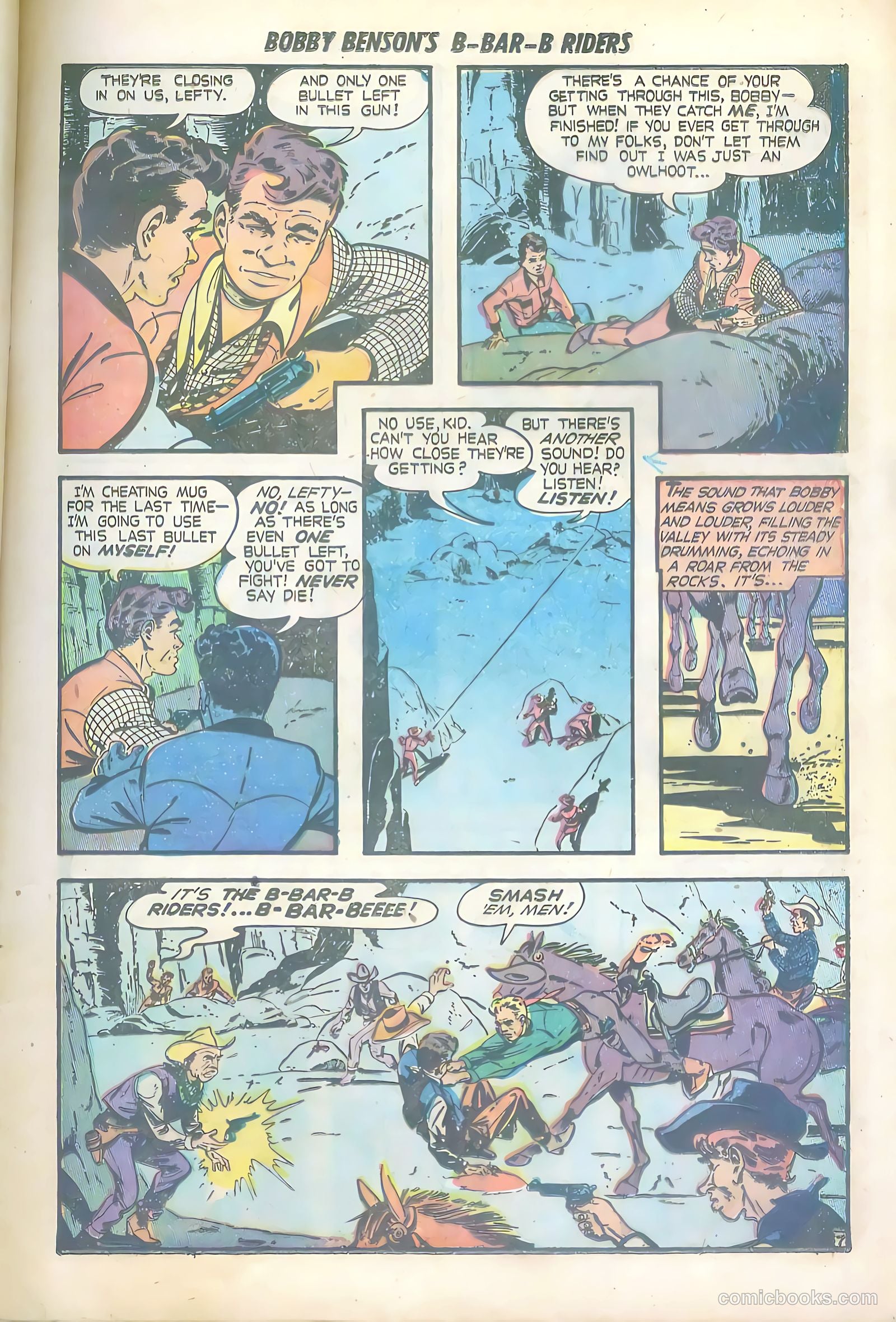 Bobby Benson's B-Bar-B Riders #6 (1951) — page 9 of 36