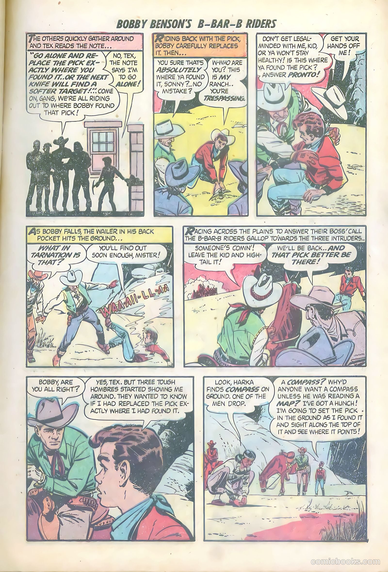 Bobby Benson's B-Bar-B Riders #6 (1951) — page 13 of 36