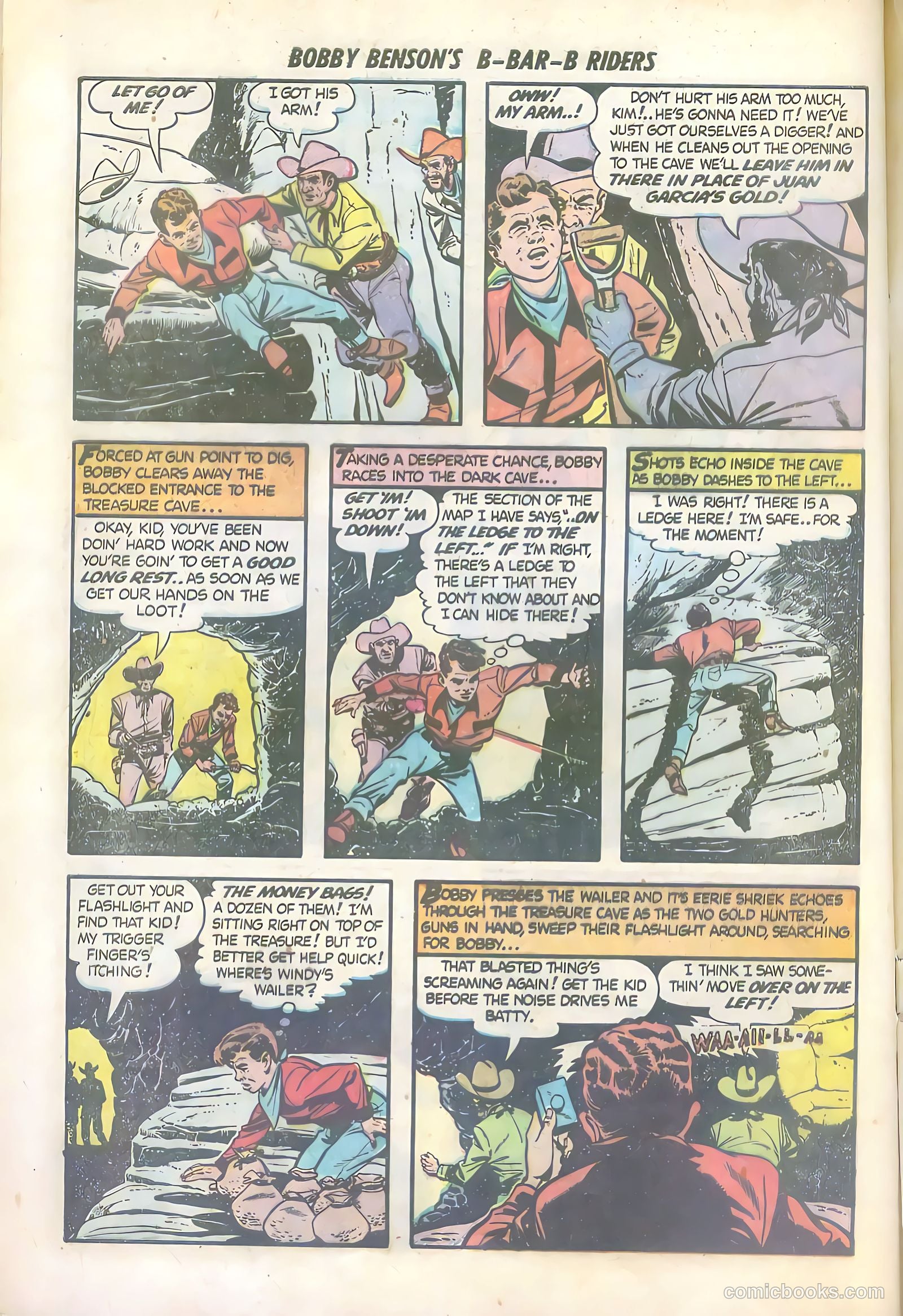 Bobby Benson's B-Bar-B Riders #6 (1951) — page 16 of 36
