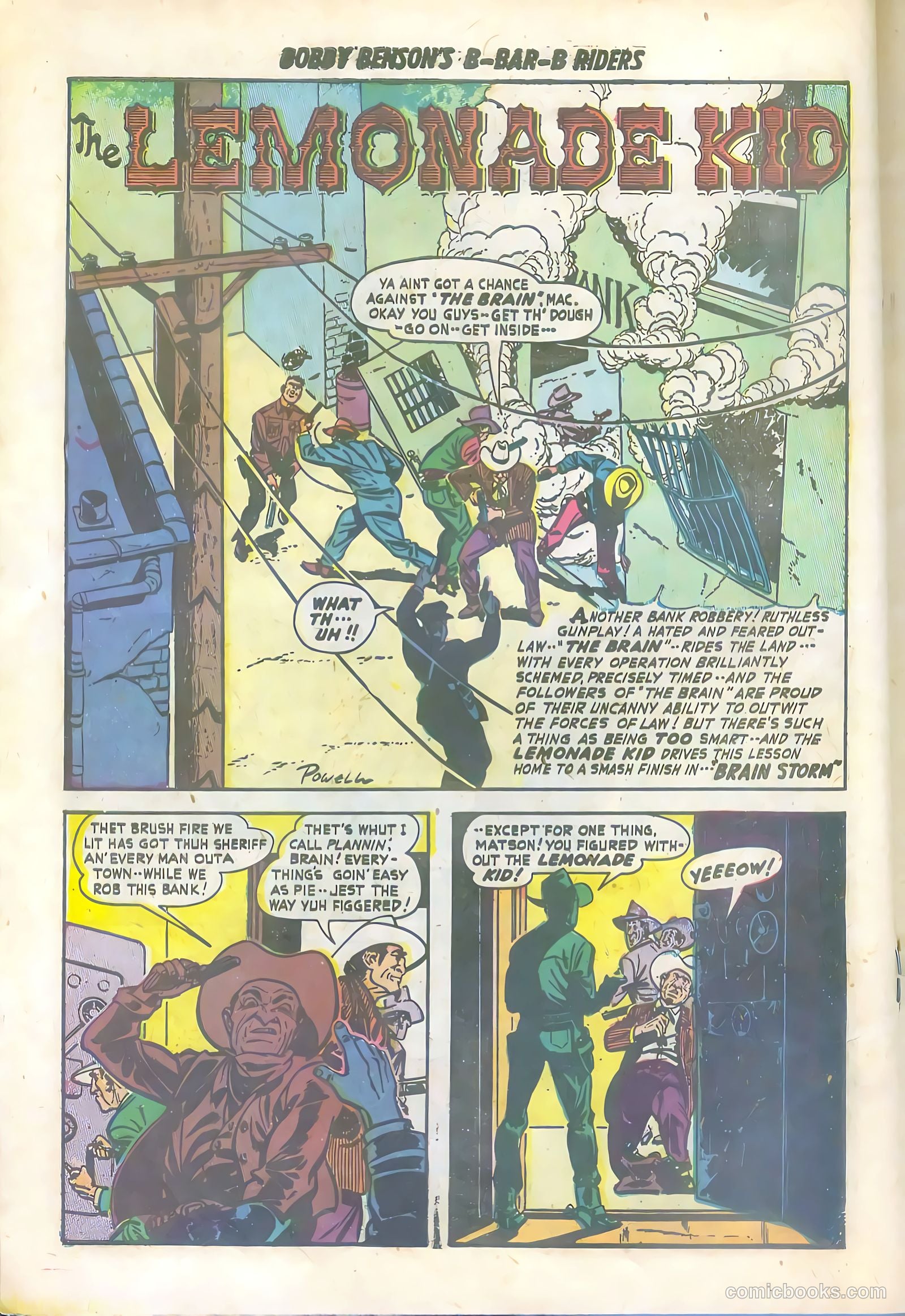 Bobby Benson's B-Bar-B Riders #6 (1951) — page 18 of 36