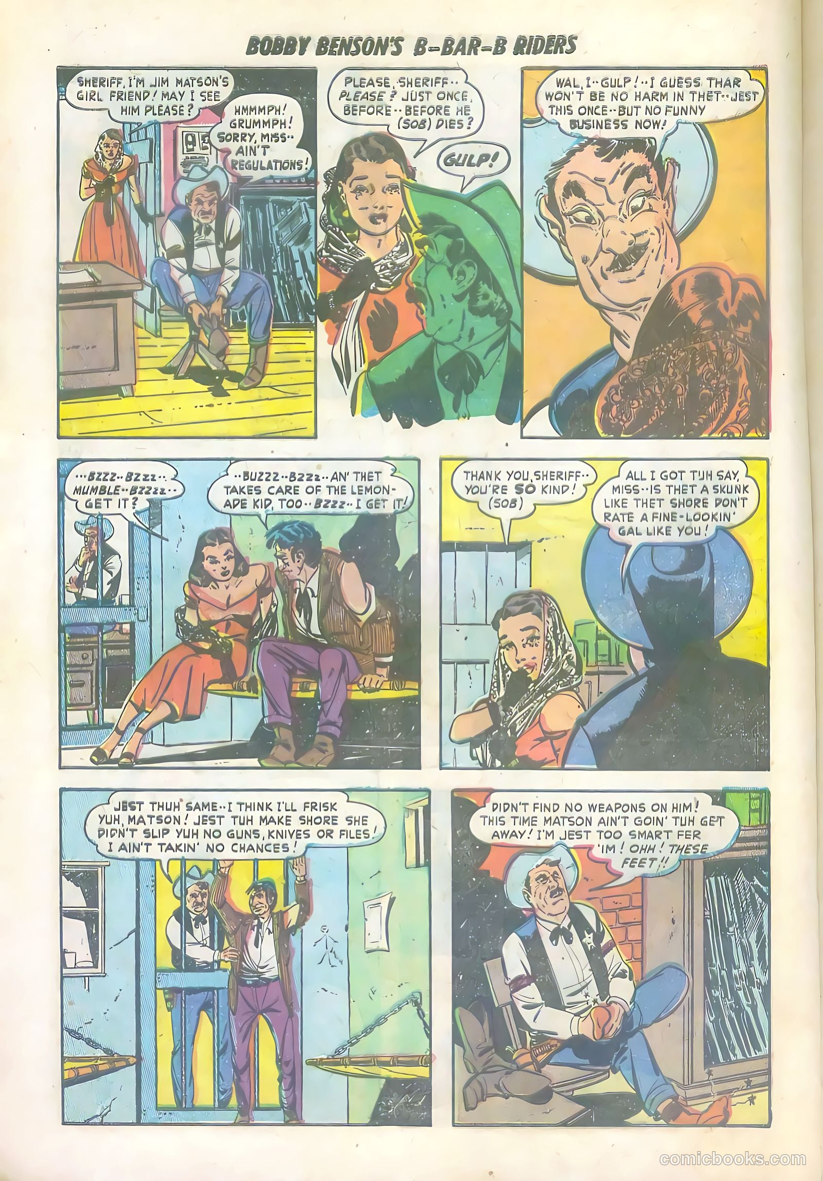 Bobby Benson's B-Bar-B Riders #6 (1951) — page 20 of 36